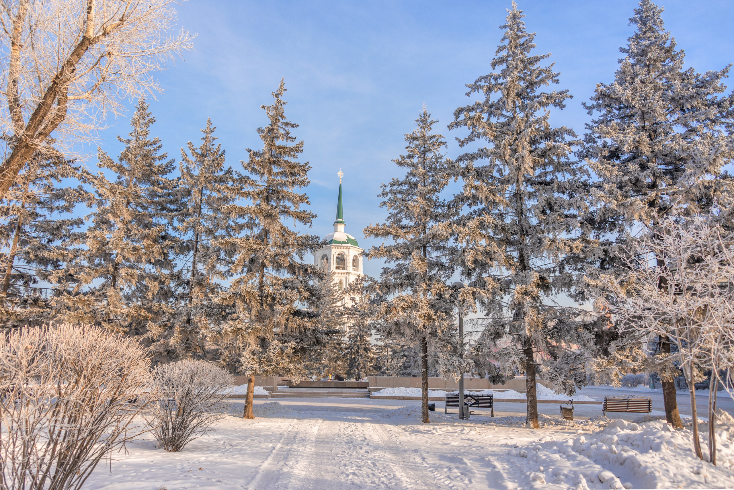 Зимний Иркутск. Фотограф Лара Кучина