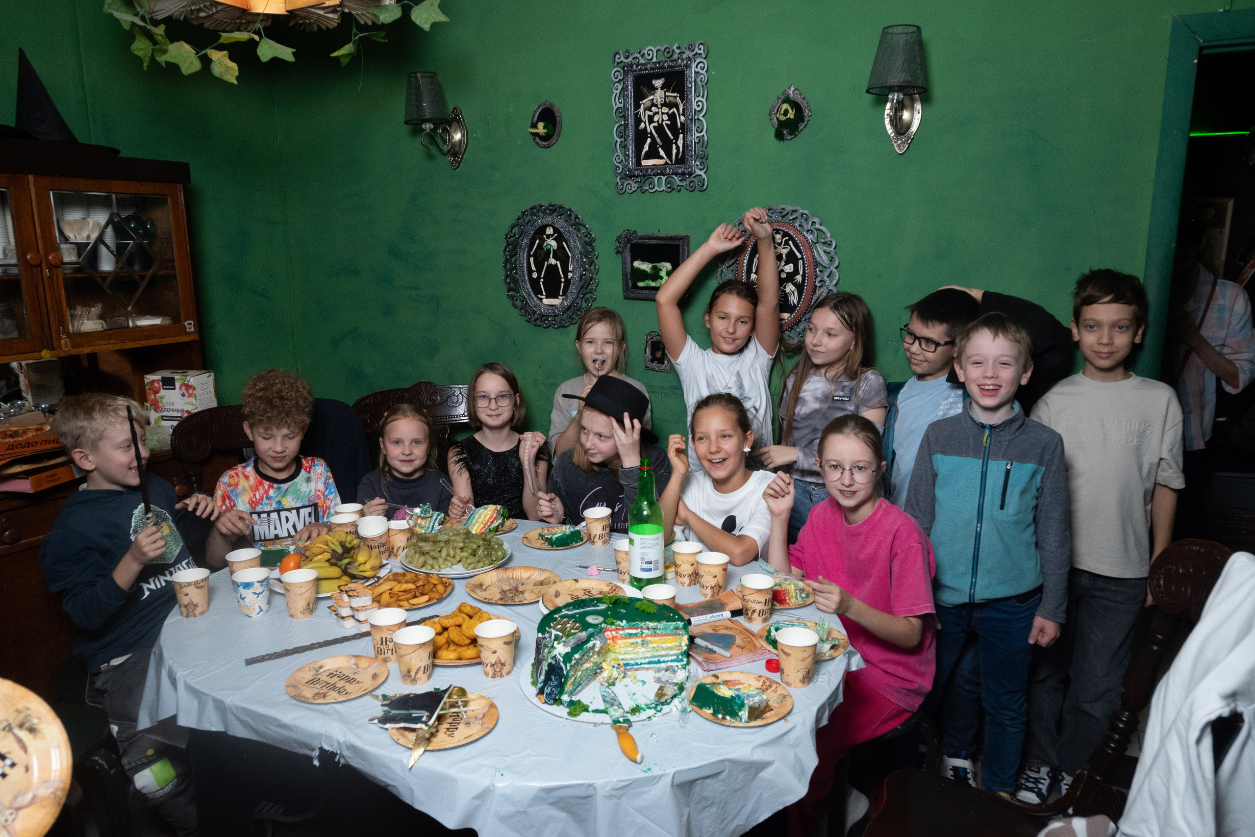 День рождения ребенка в «Подземелье Слизерин». Фотограф мероприятий в Москве