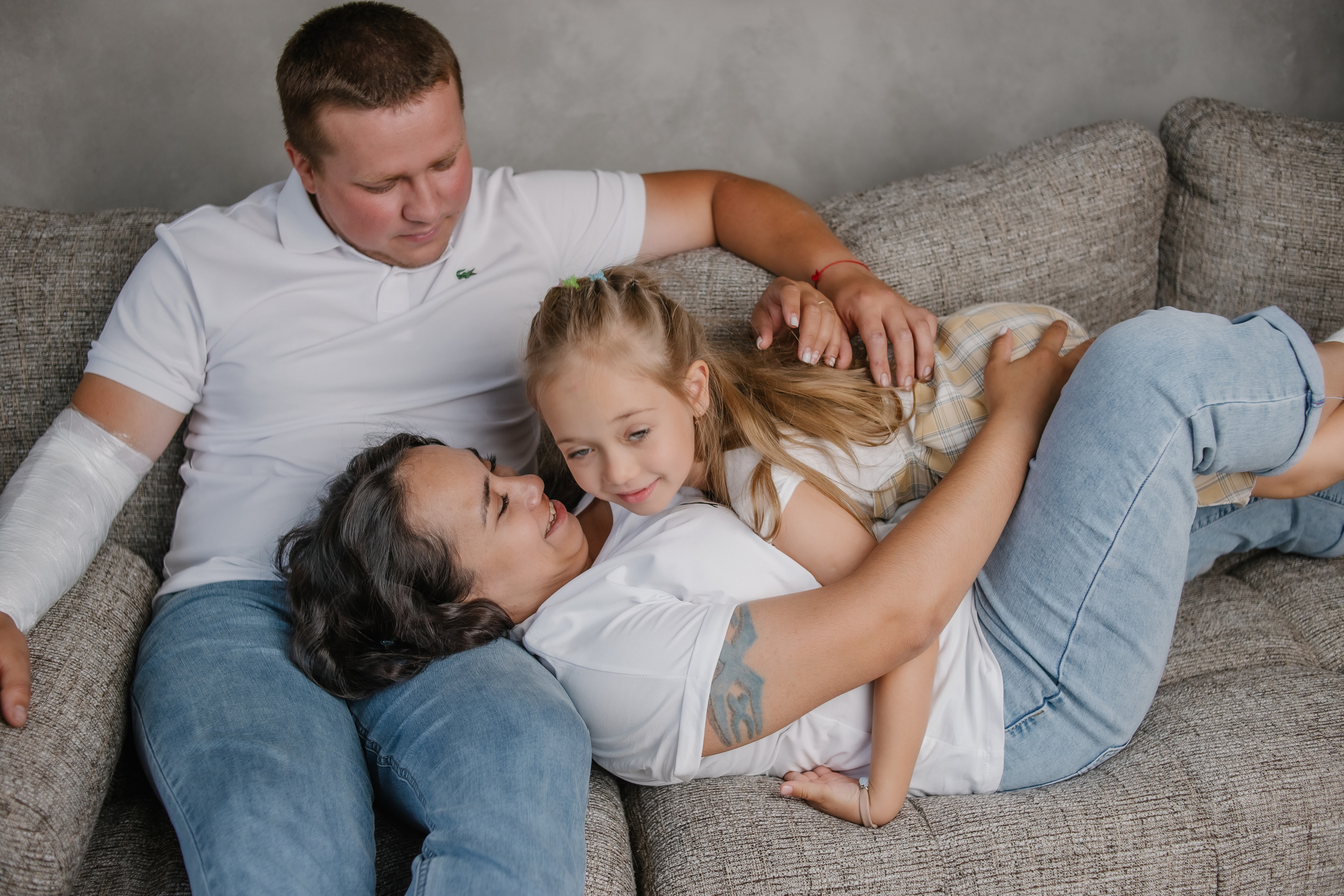 Лидия, Сергей и Валерия. Фотограф Регина Крикунова г. Красноярск