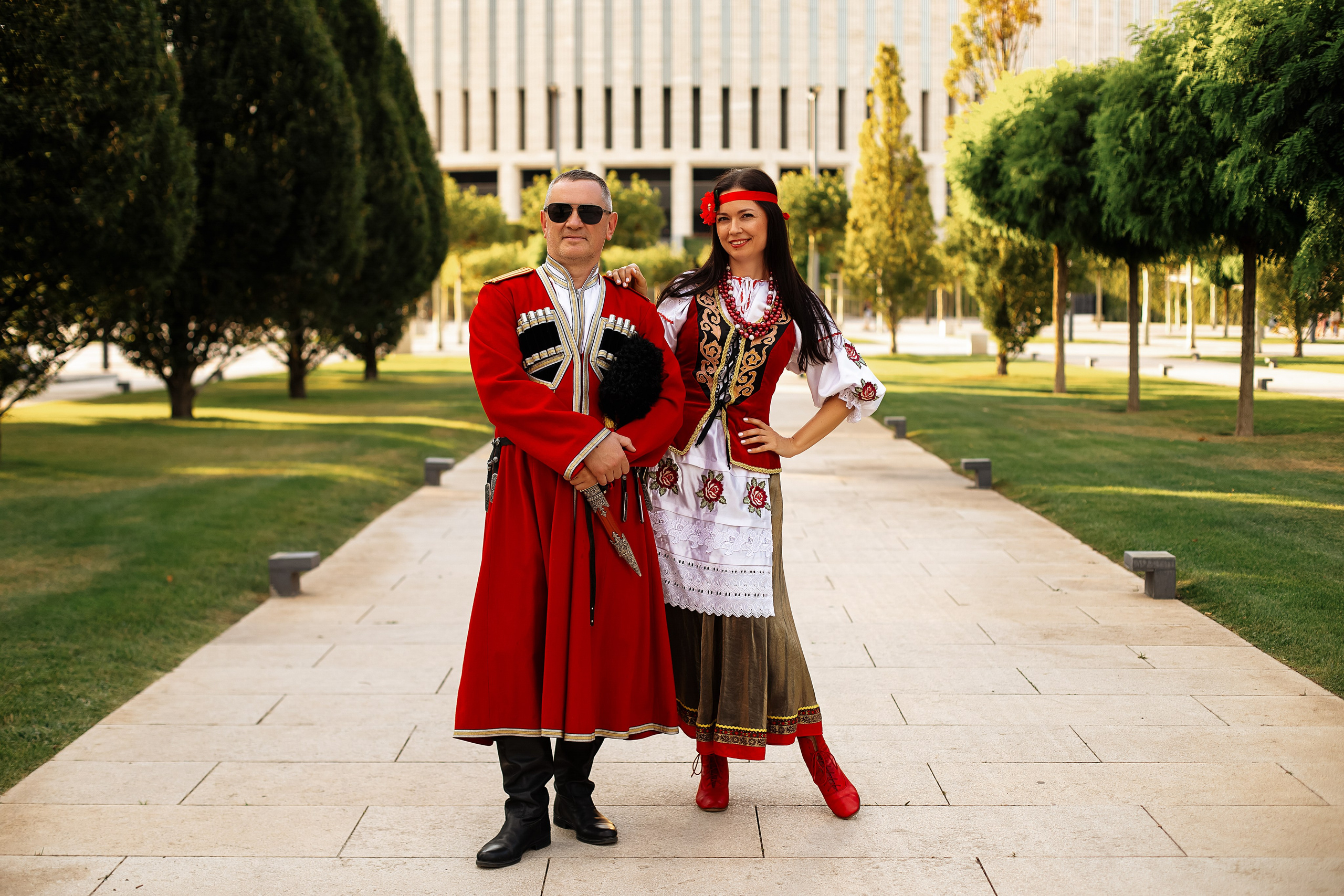 Фотосессия в Кубанских национальных костюмах. Https://malovafoto.ru