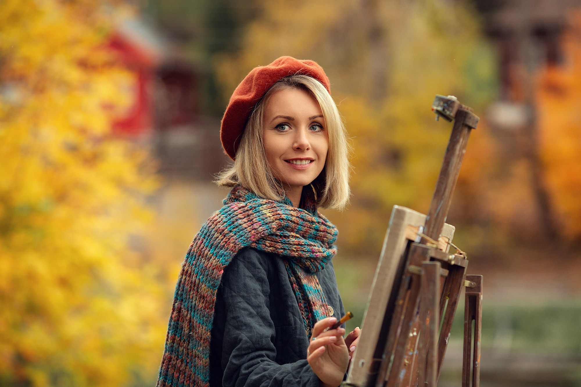 Художница в золотом Плесе. Tatyana Nadezhdina Family photographer