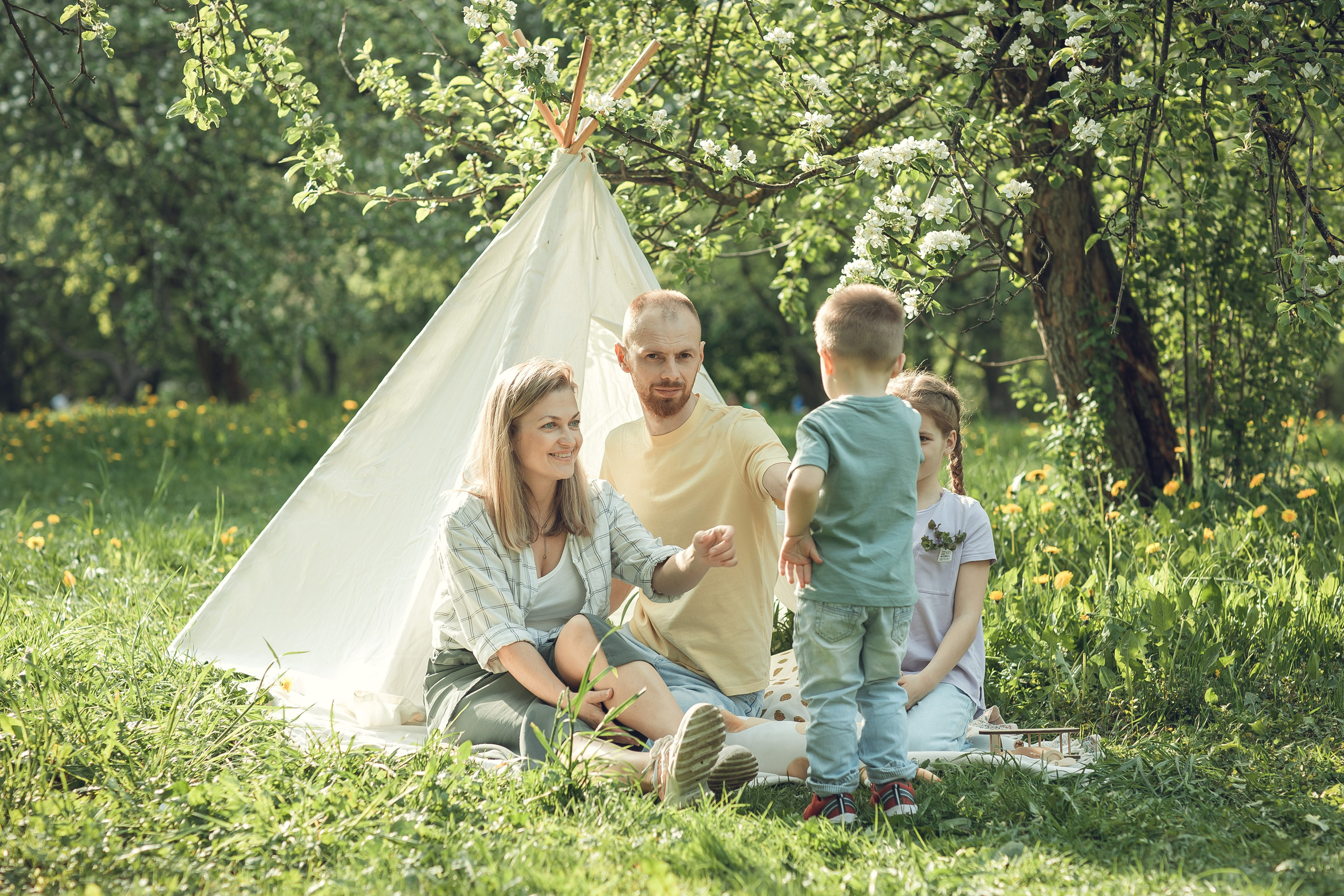 Семейные съемки на природе. Семейный фотограф в Москве и Московской области Булычева Екатерина