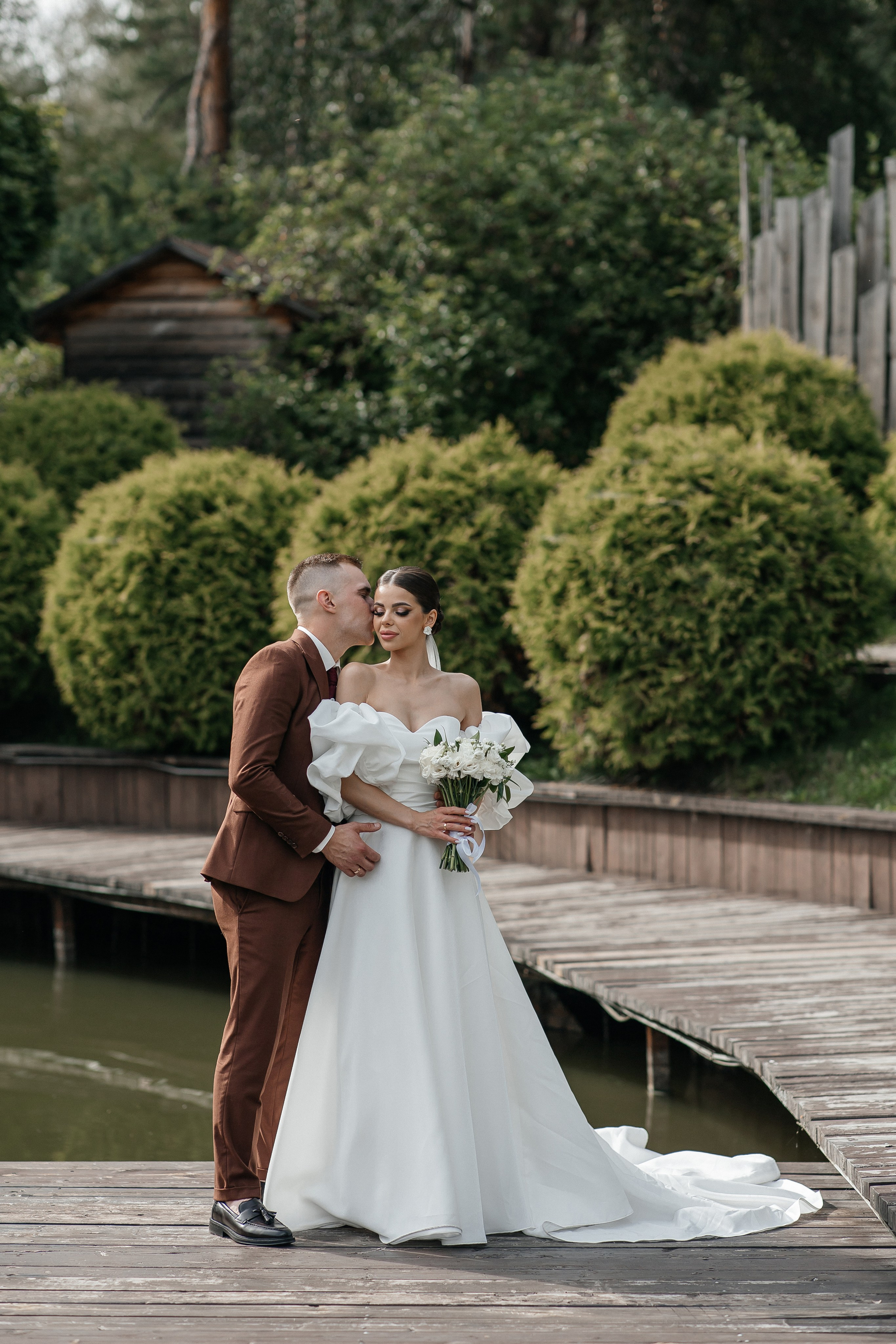 свадебная фотосессия в загородном клубе Артиленд