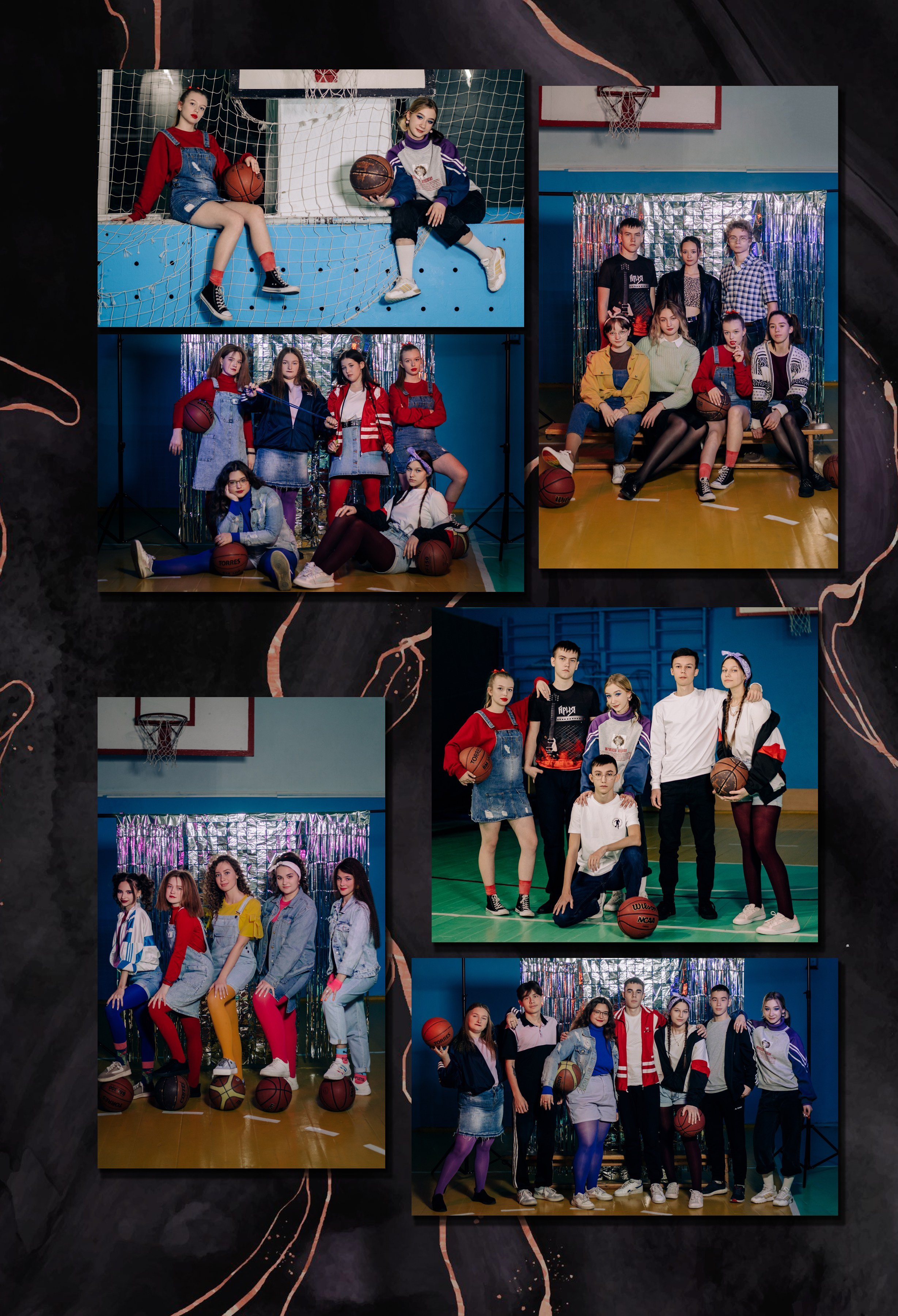 Шаблон фотокниги «Marble Dark». Фотограф — МАРИЯ МЕДВЕДЕВА