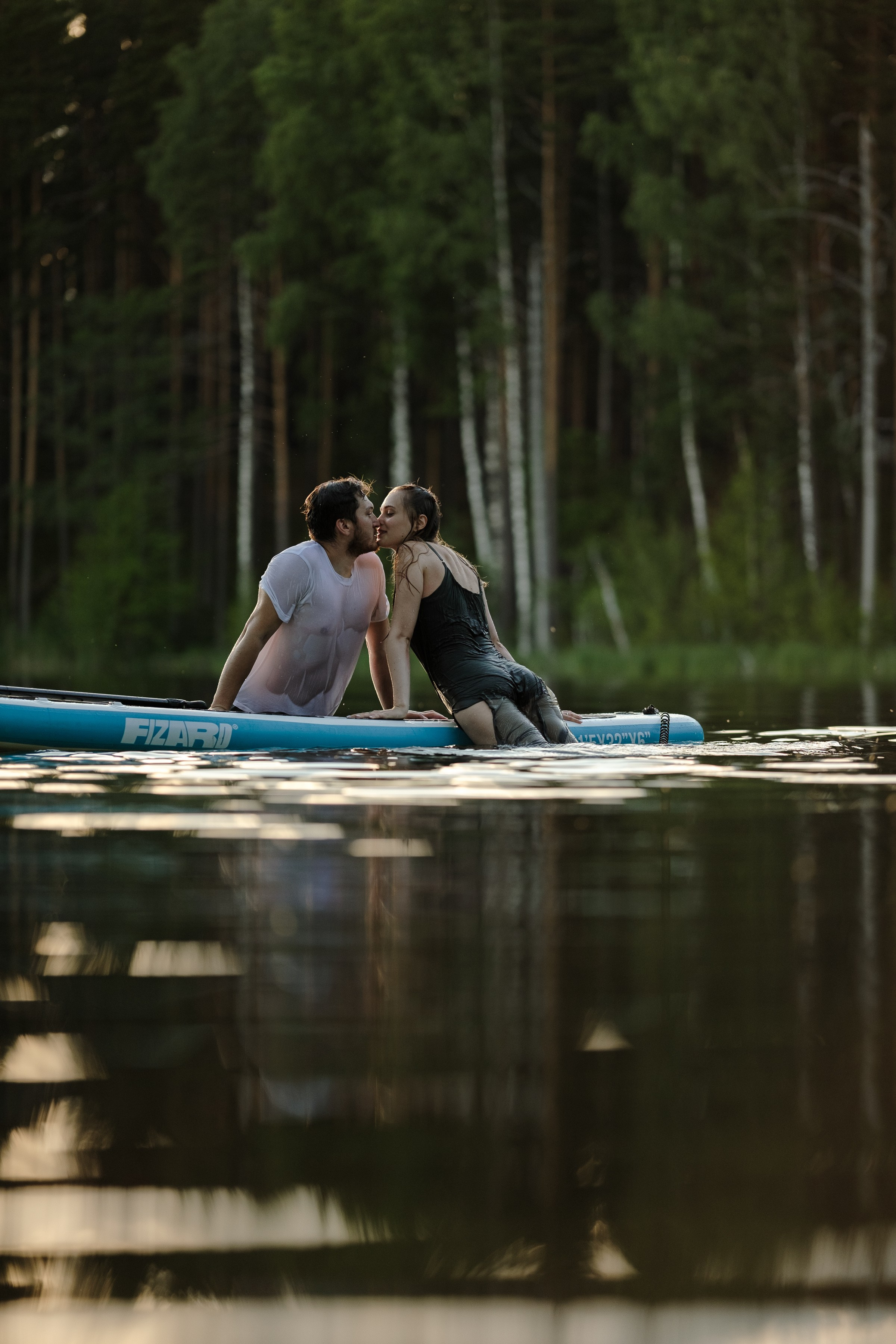 Петя и Лина, на сапах. Интерьерный фотограф и видеограф в Санкт-Петербурге Вадим Балбашевский