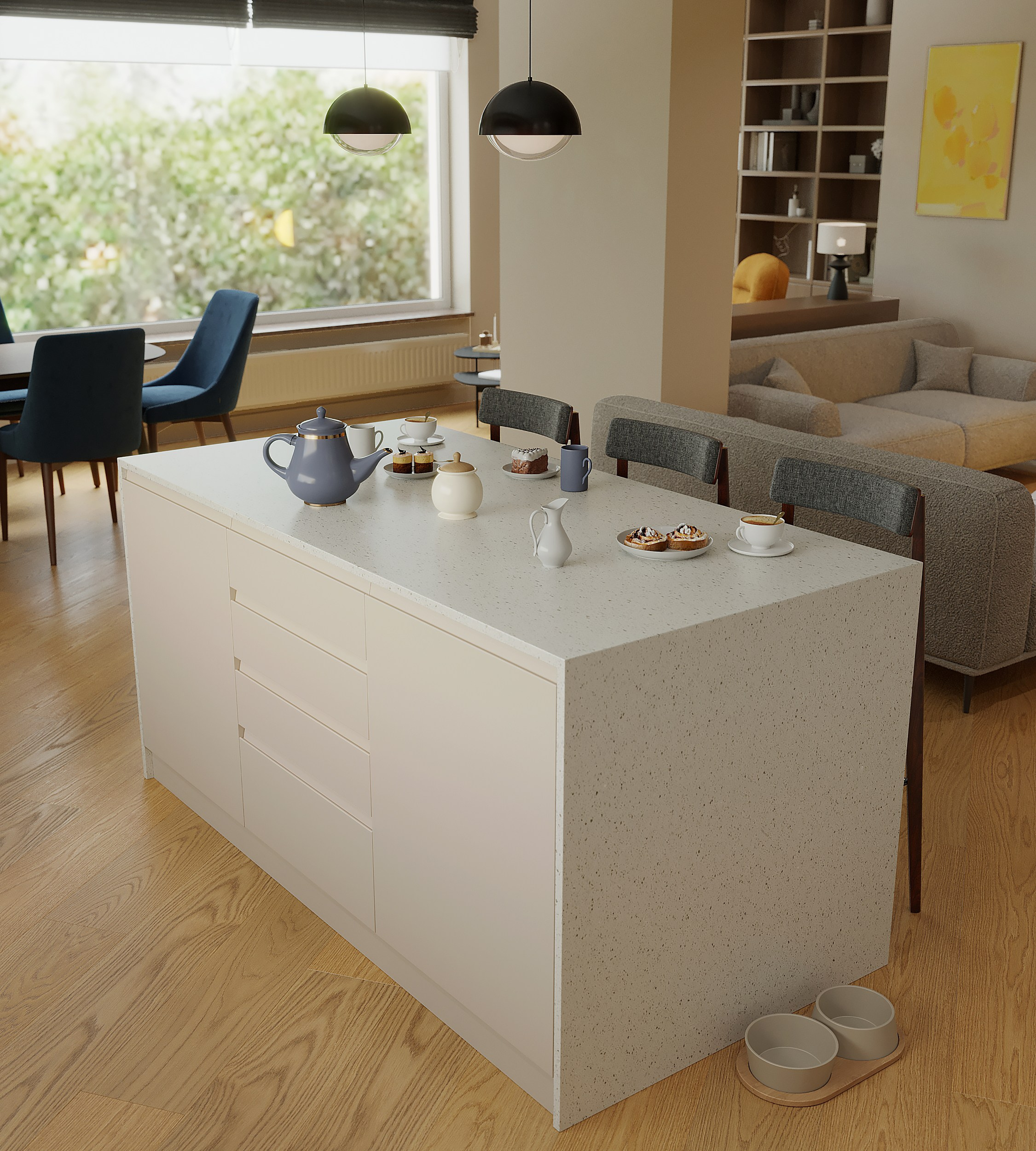 Лапино (обновление интерьера, визуализация проекта). Lalich