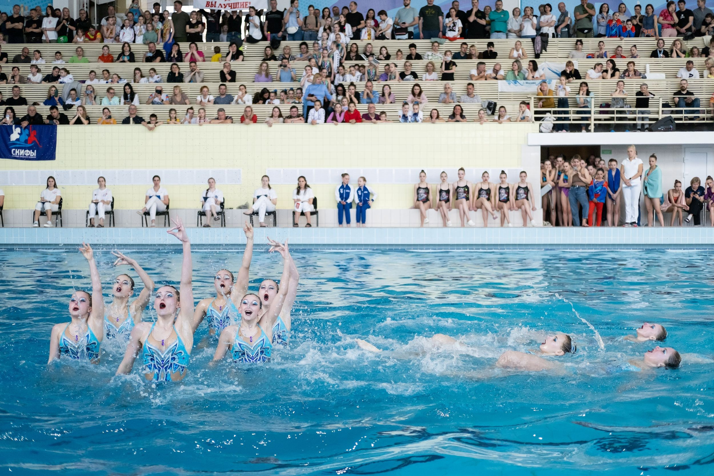 Первенство ЦФО по синхронному плаванию (16 апреля 2023). Репортажный фотограф Алексей Пирязев