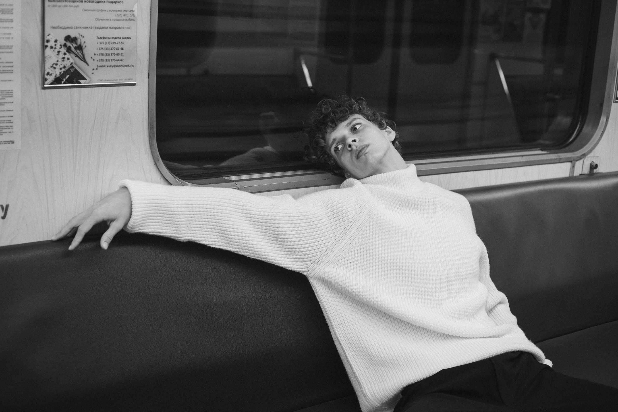 Иван в метро. Портретный фотограф в Минске