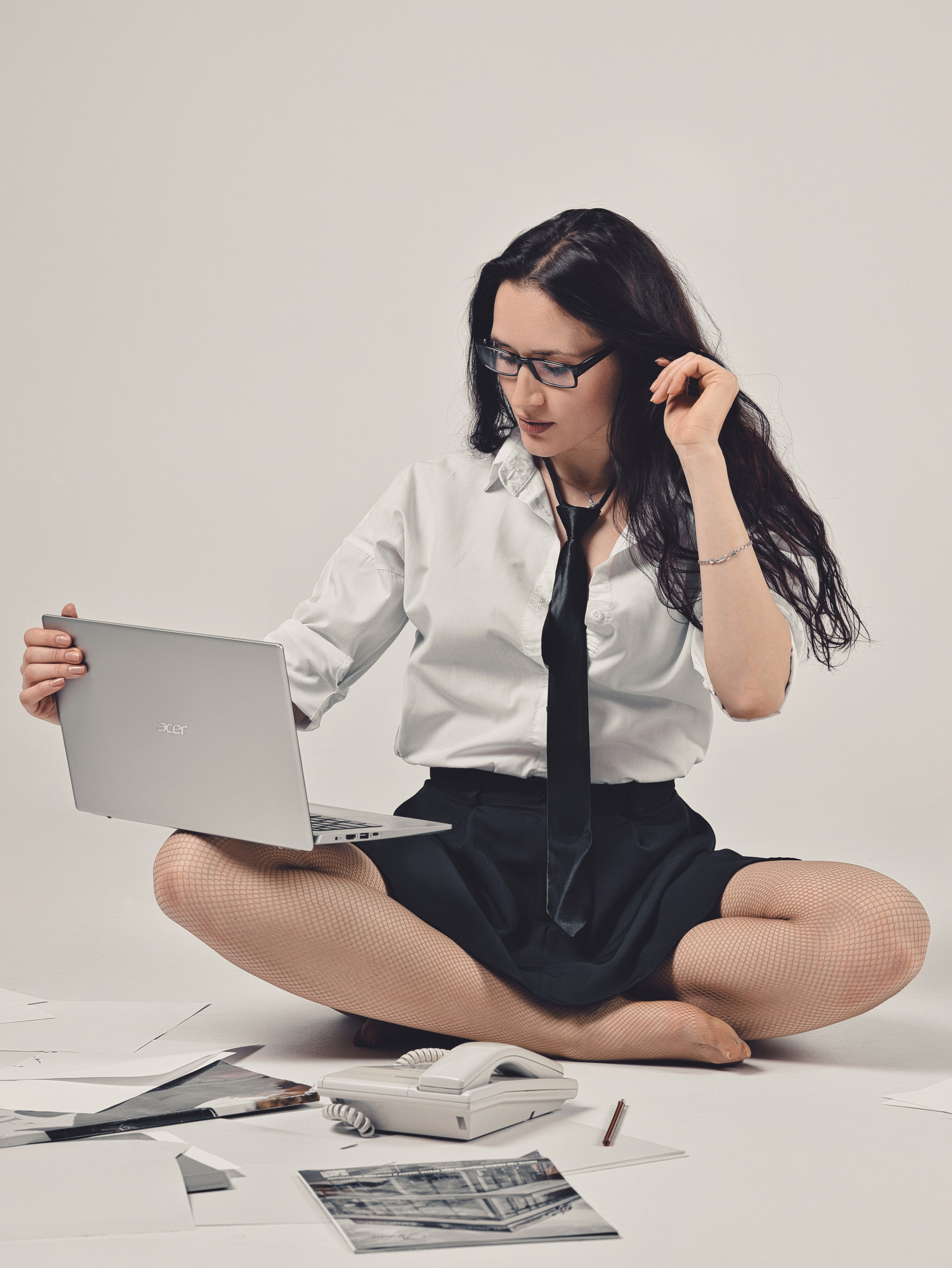 Секретарша. Фотограф Денис Кривопусков