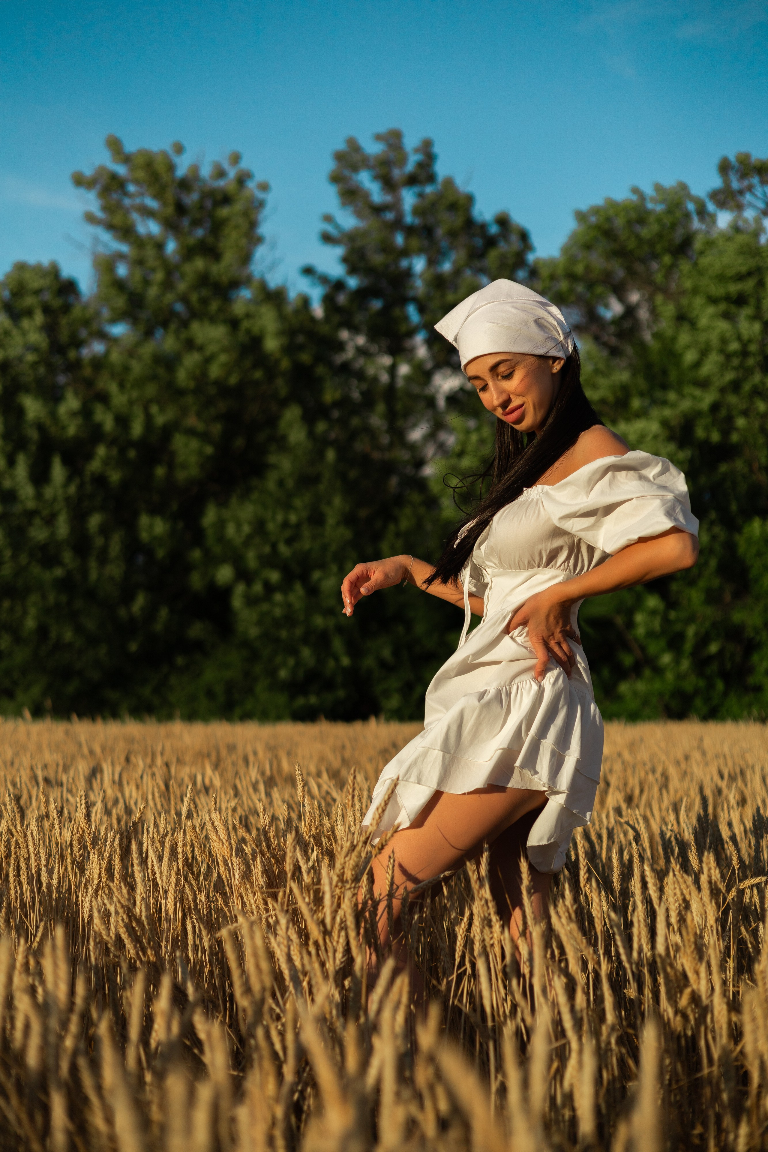 Съемки на улице. Анна Злищева