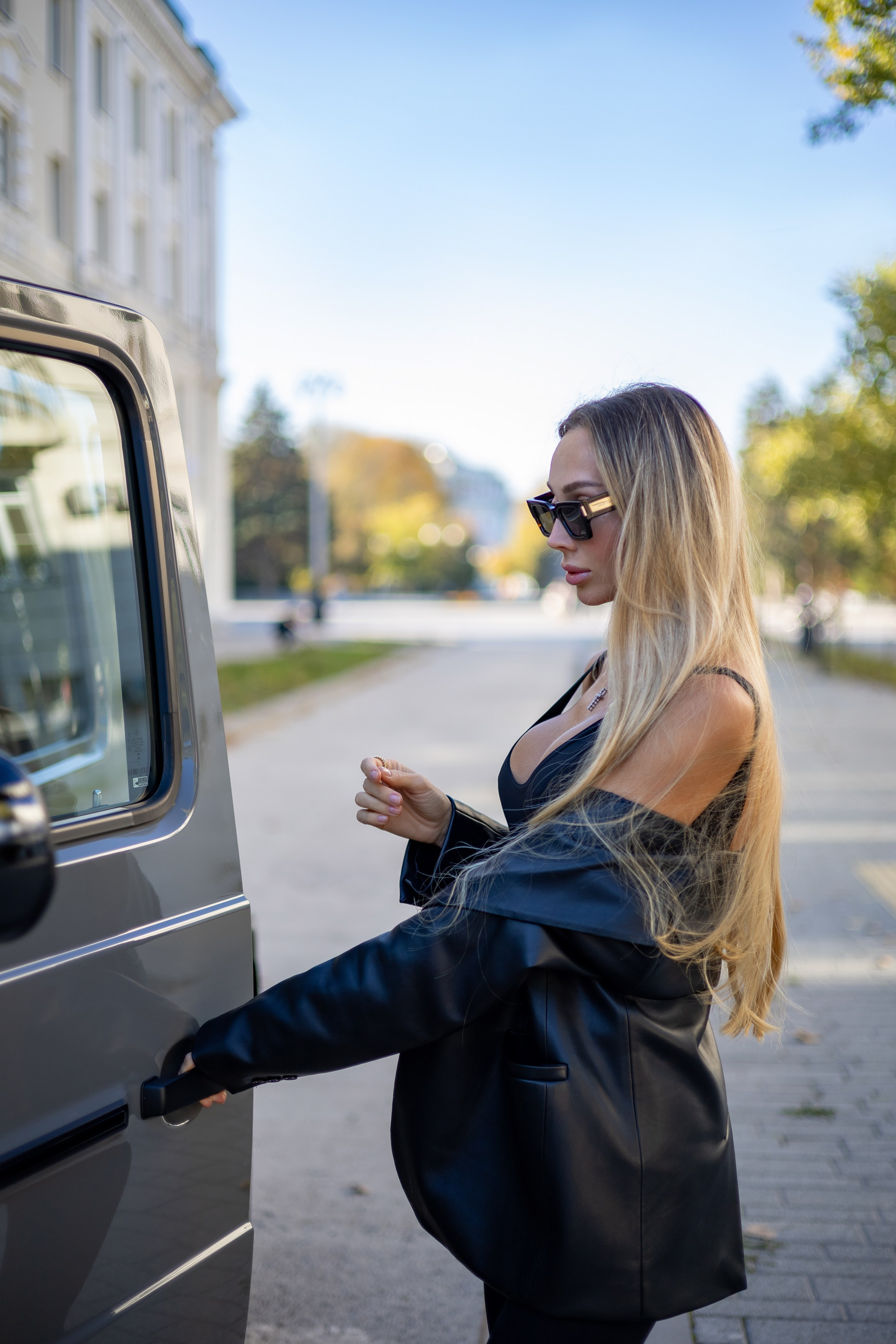 Съемки на улице. Анна Злищева