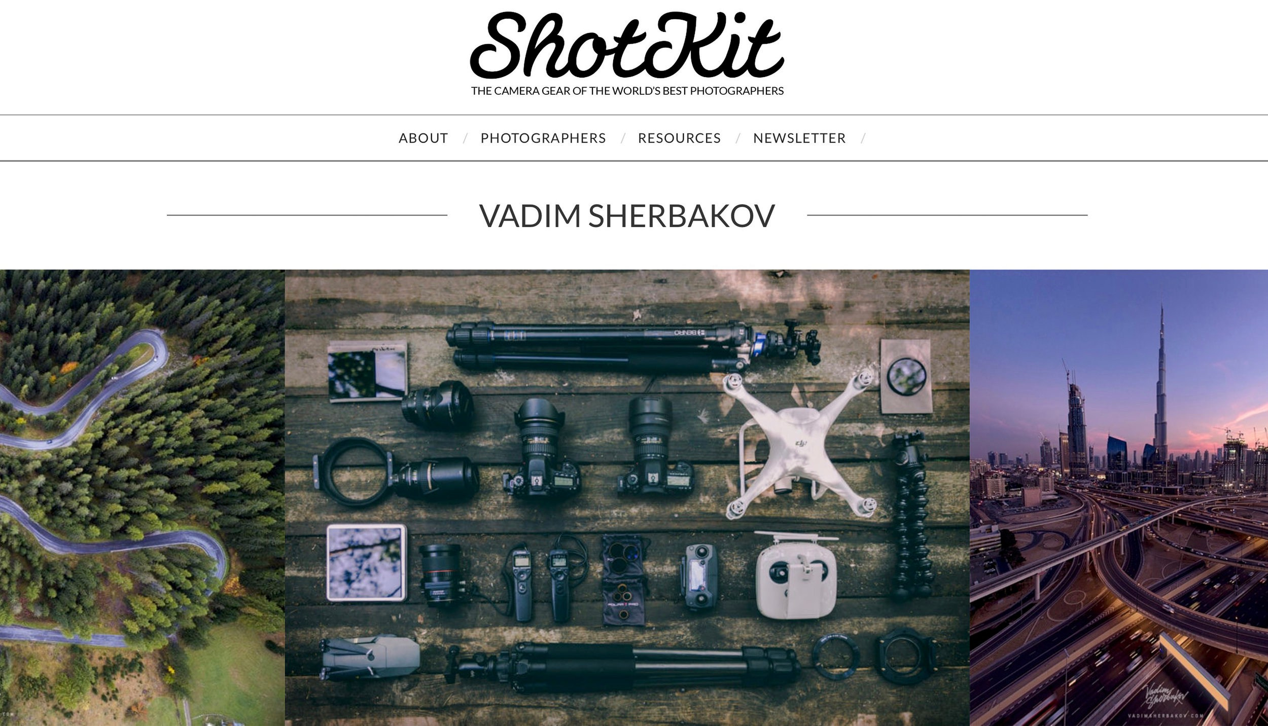Press. Vadim Sherbakov Portfolio