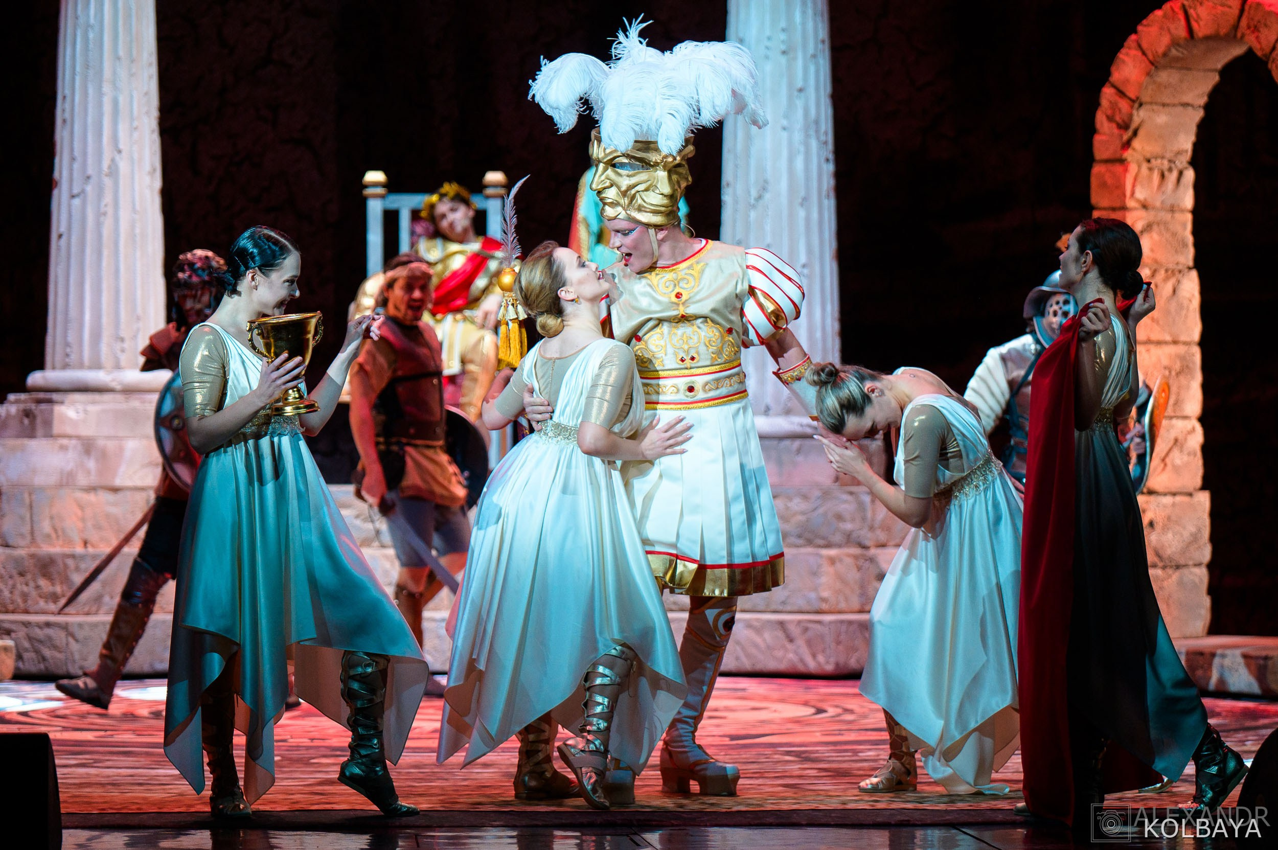 Фоторепортаж со спектакля Гладиатор в Театре Терезы Дуровой. Концертный и театральный репортажный фотограф в Москве Александр Колбая