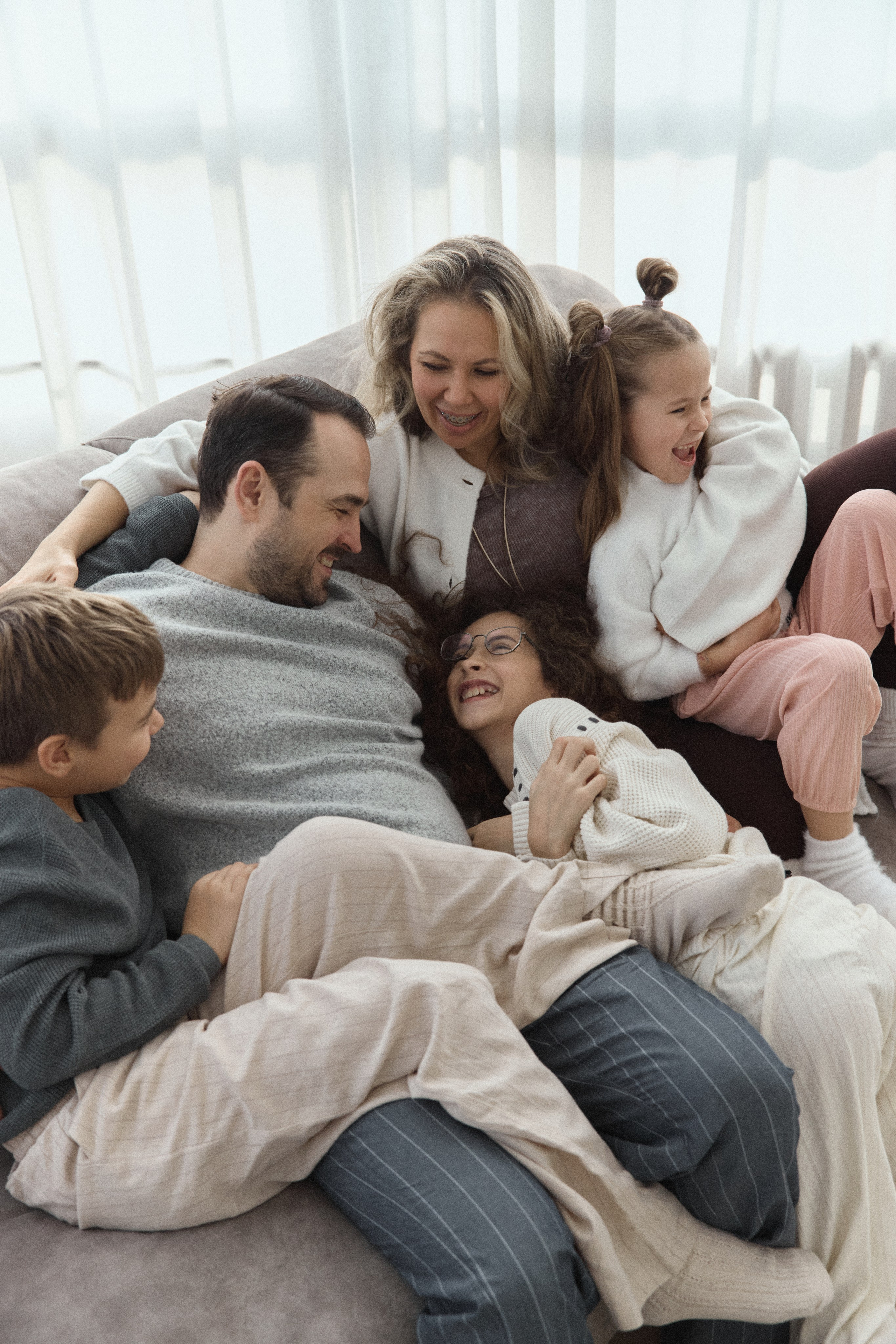 Данила + Нэлла + Василиса + Антон + Алиса + Платон. Семейный и детский фотограф Юлия Шох