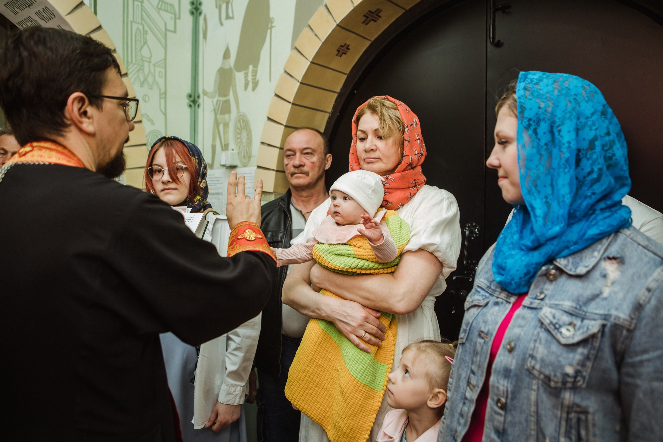 Храм Преподобного-Сергия-Радонежского. Крещение Мелании. Фотографы в городе Волгограде — Людмила Агеева и Алексей Околелов