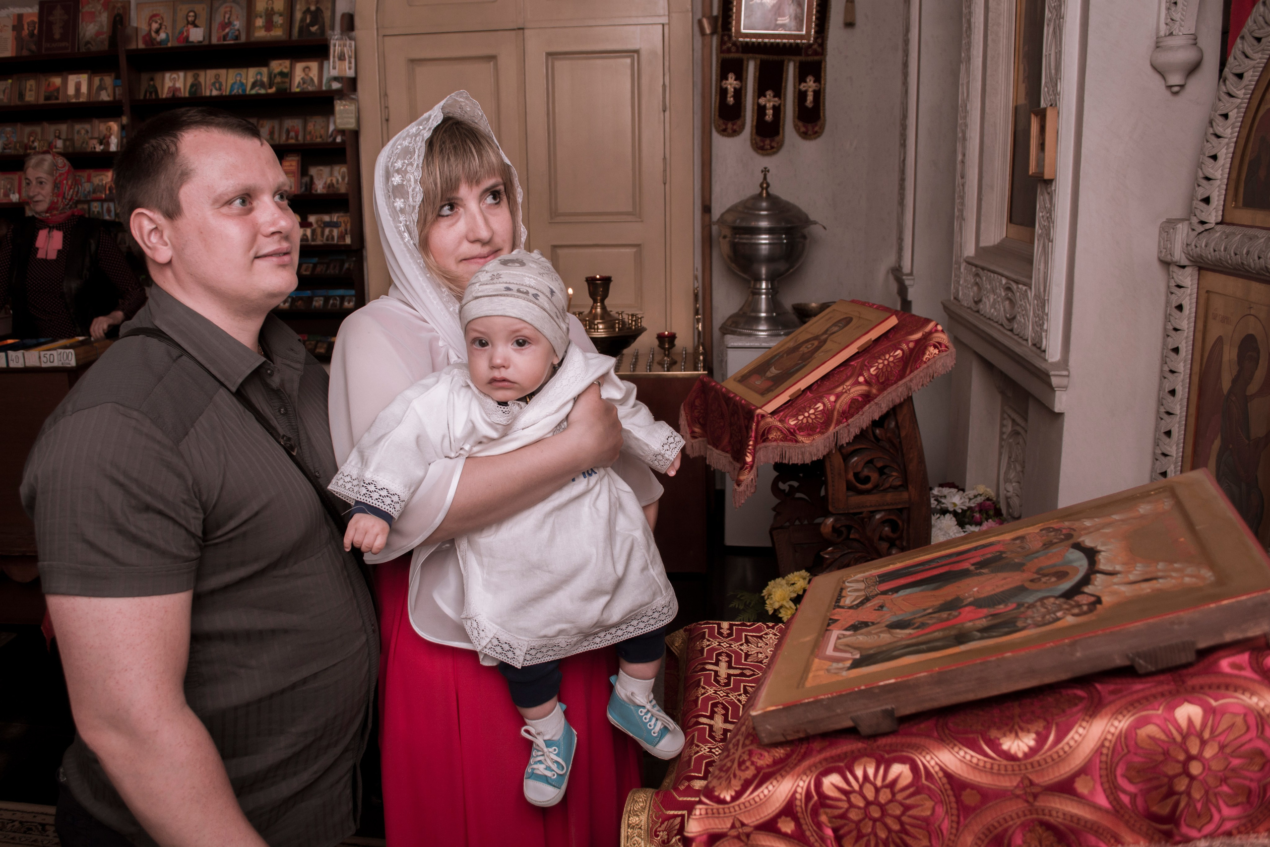 Крещение Никиты в храме Михаила Тверского г. Тверь. Фотограф Евгений Егоров