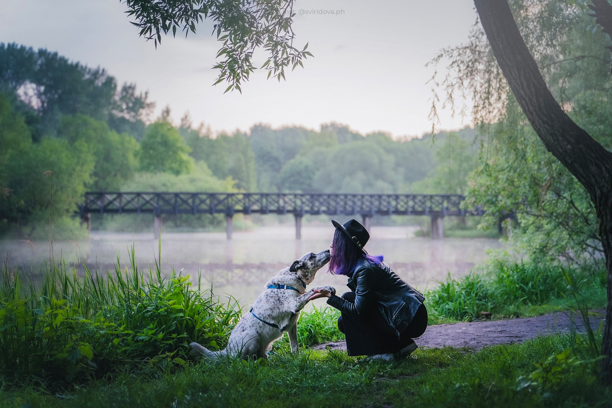 Катя и Бутуз. Фотограф анималист в Москве и Санкт-Петербурге Свиридова Анна
