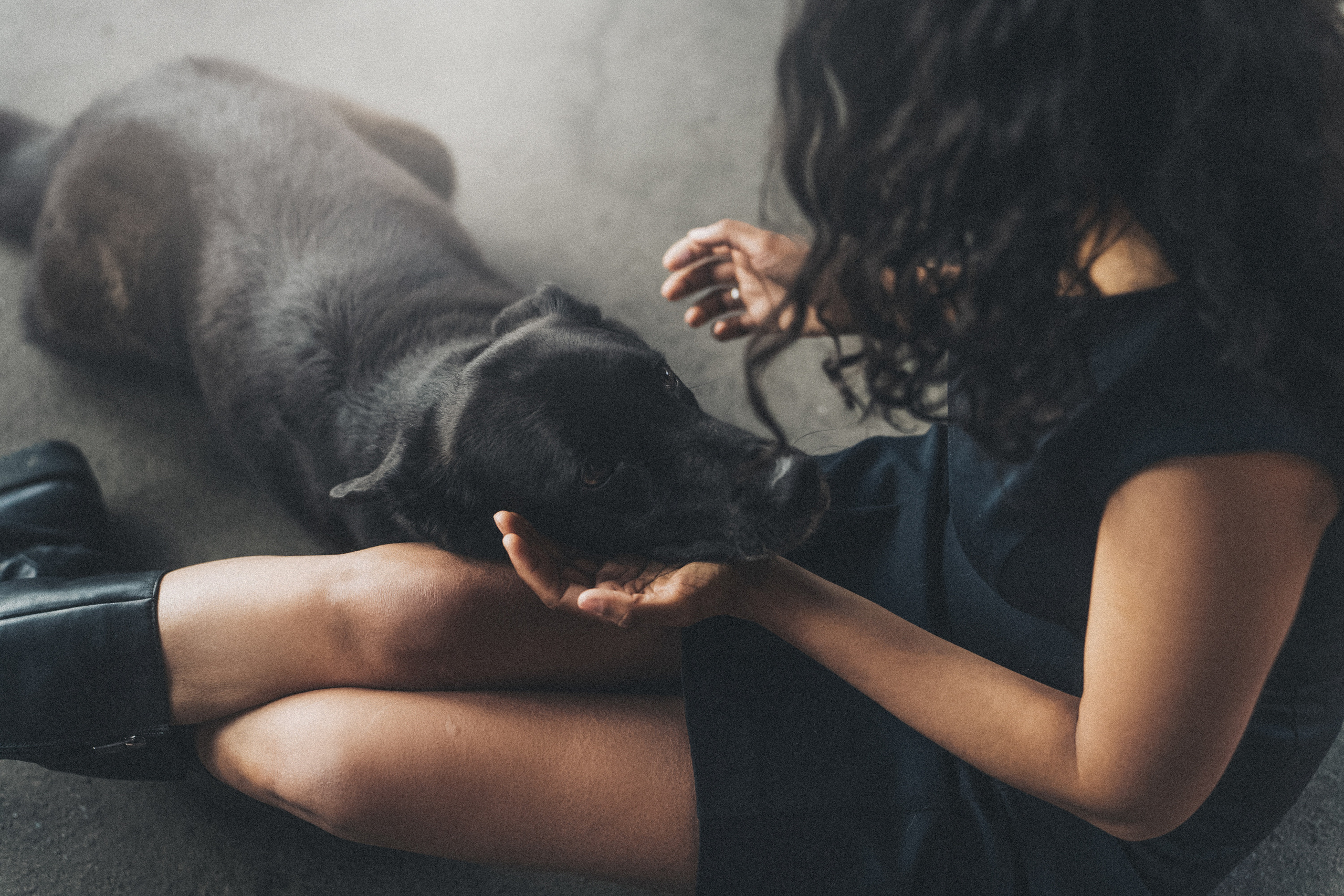 Вика и Чара. Фотограф анималист в Москве и Санкт-Петербурге Свиридова Анна
