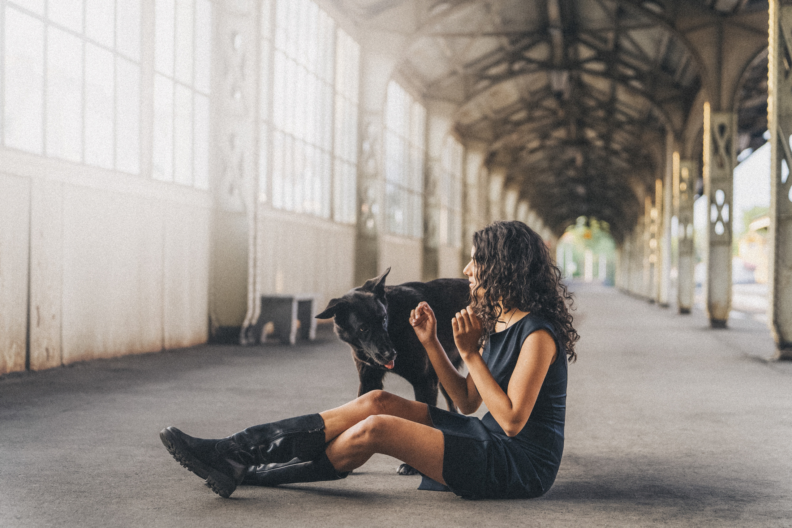 Вика и Чара. Фотограф анималист в Москве и Санкт-Петербурге Свиридова Анна