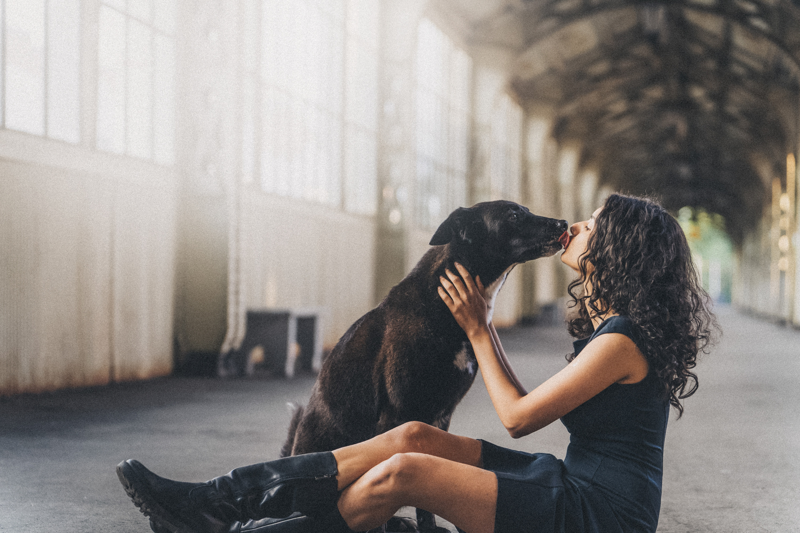 Вика и Чара. Фотограф анималист в Москве и Санкт-Петербурге Свиридова Анна