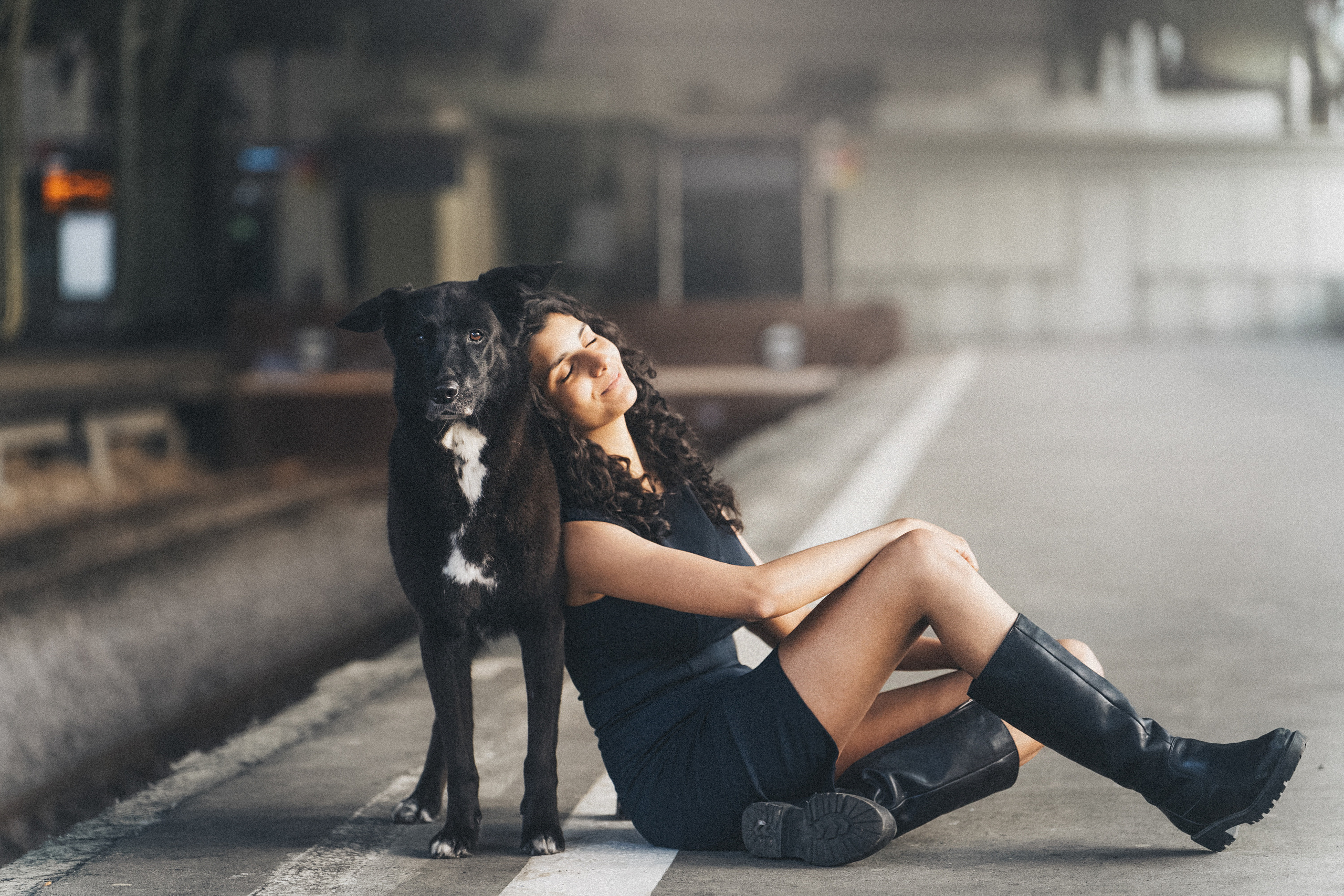 Вика и Чара. Фотограф анималист в Москве и Санкт-Петербурге Свиридова Анна