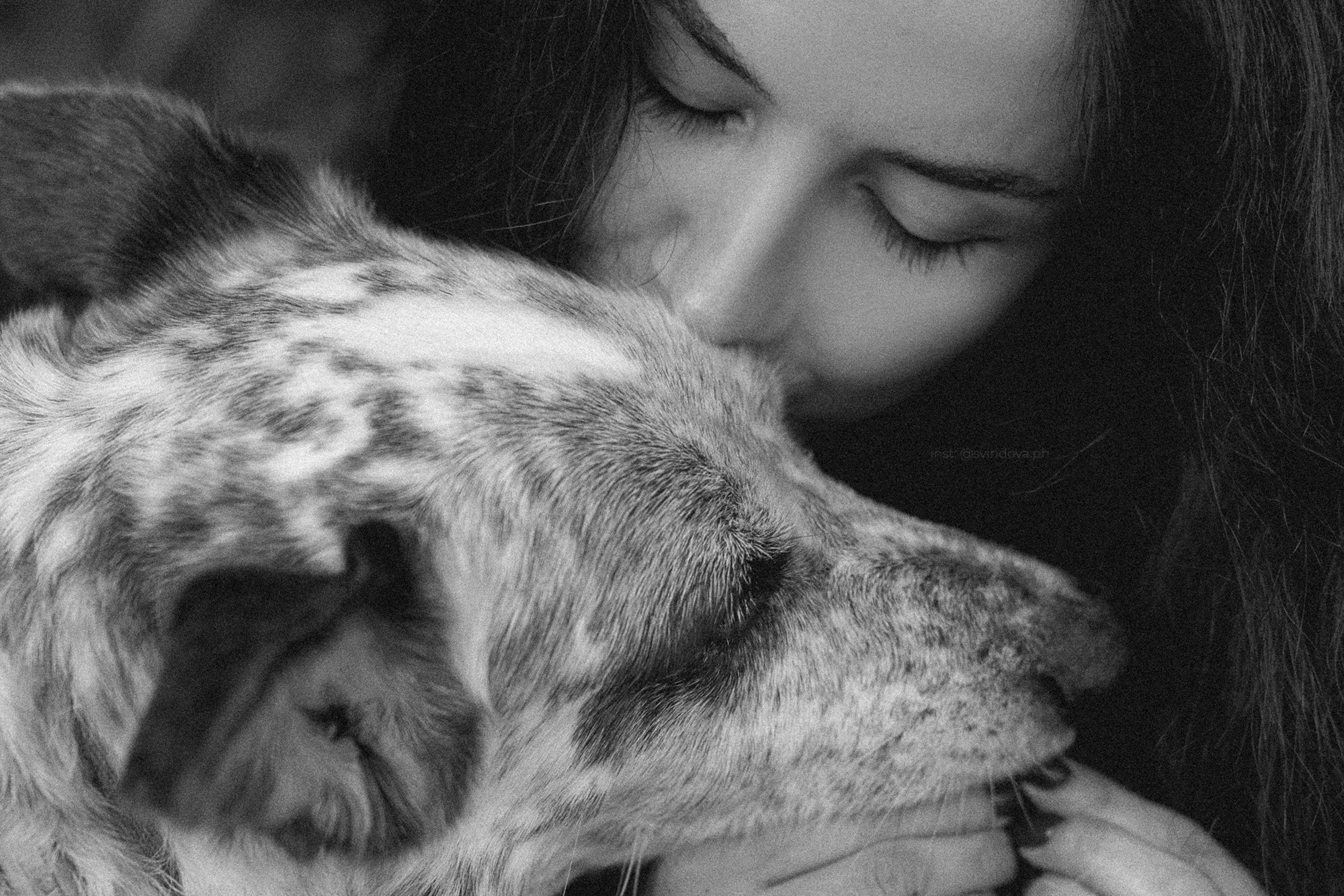 Катя и Бутуз. Фотограф анималист в Москве и Санкт-Петербурге Свиридова Анна