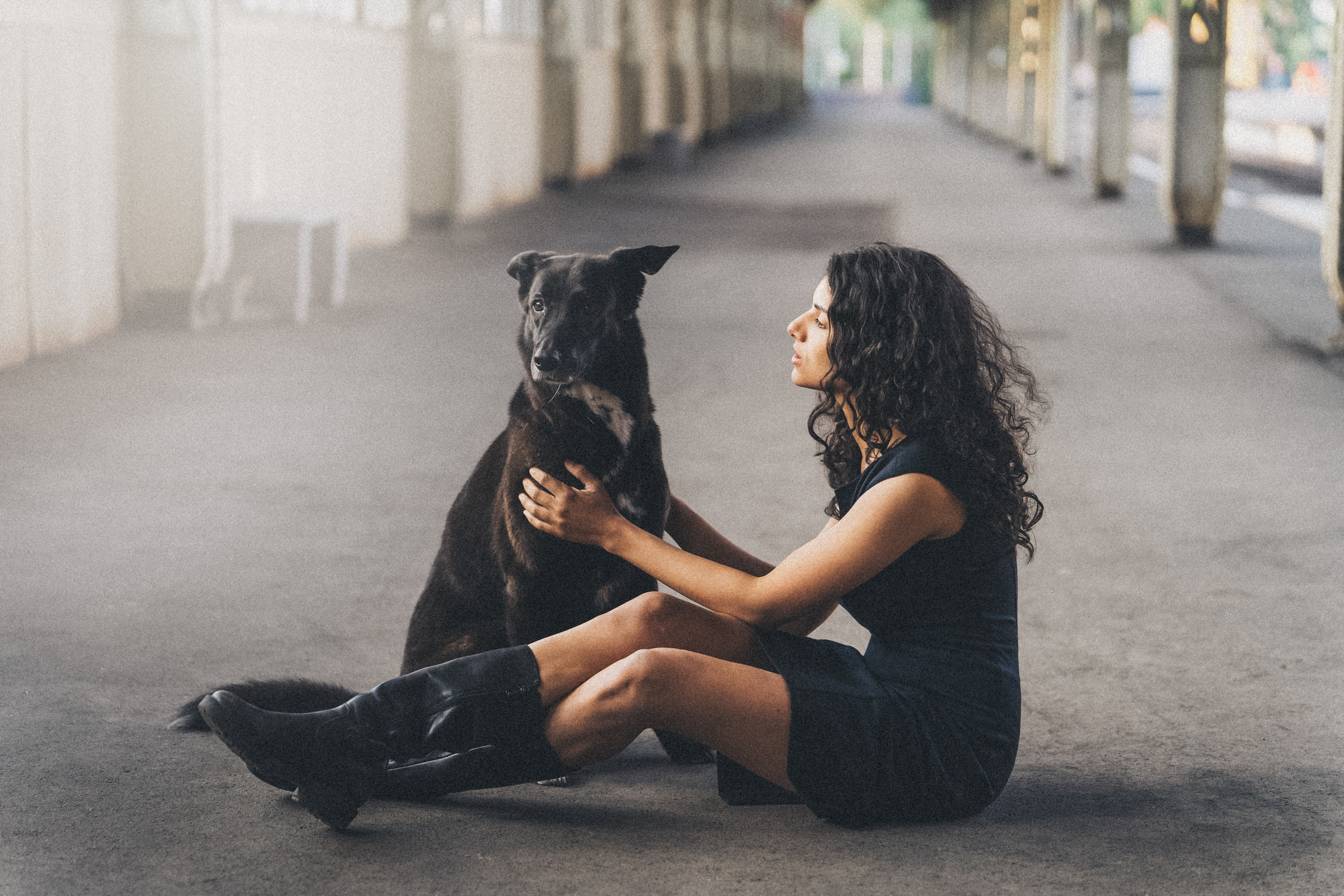 Вика и Чара. Фотограф анималист в Москве и Санкт-Петербурге Свиридова Анна