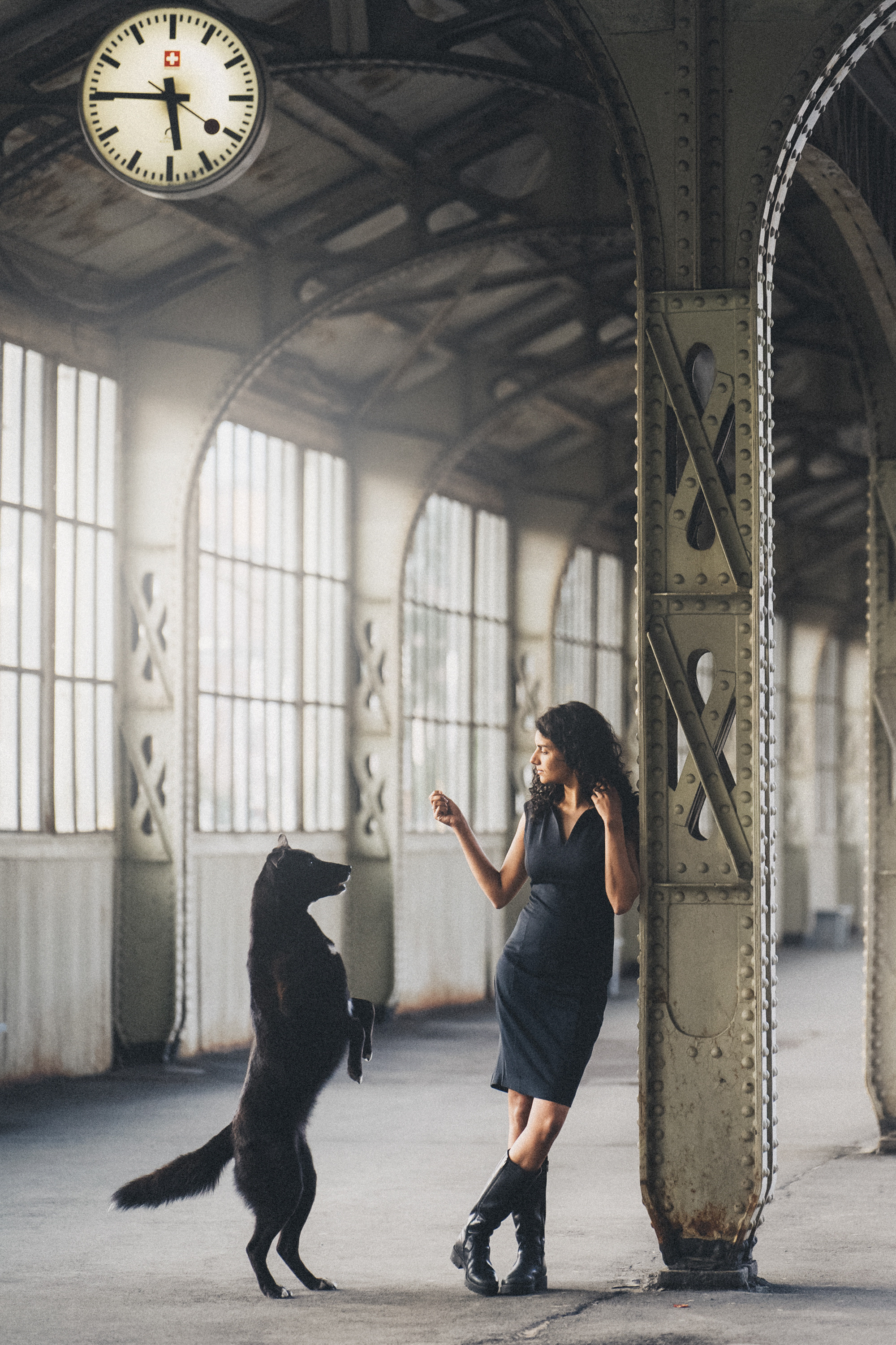 Вика и Чара. Фотограф анималист в Москве и Санкт-Петербурге Свиридова Анна