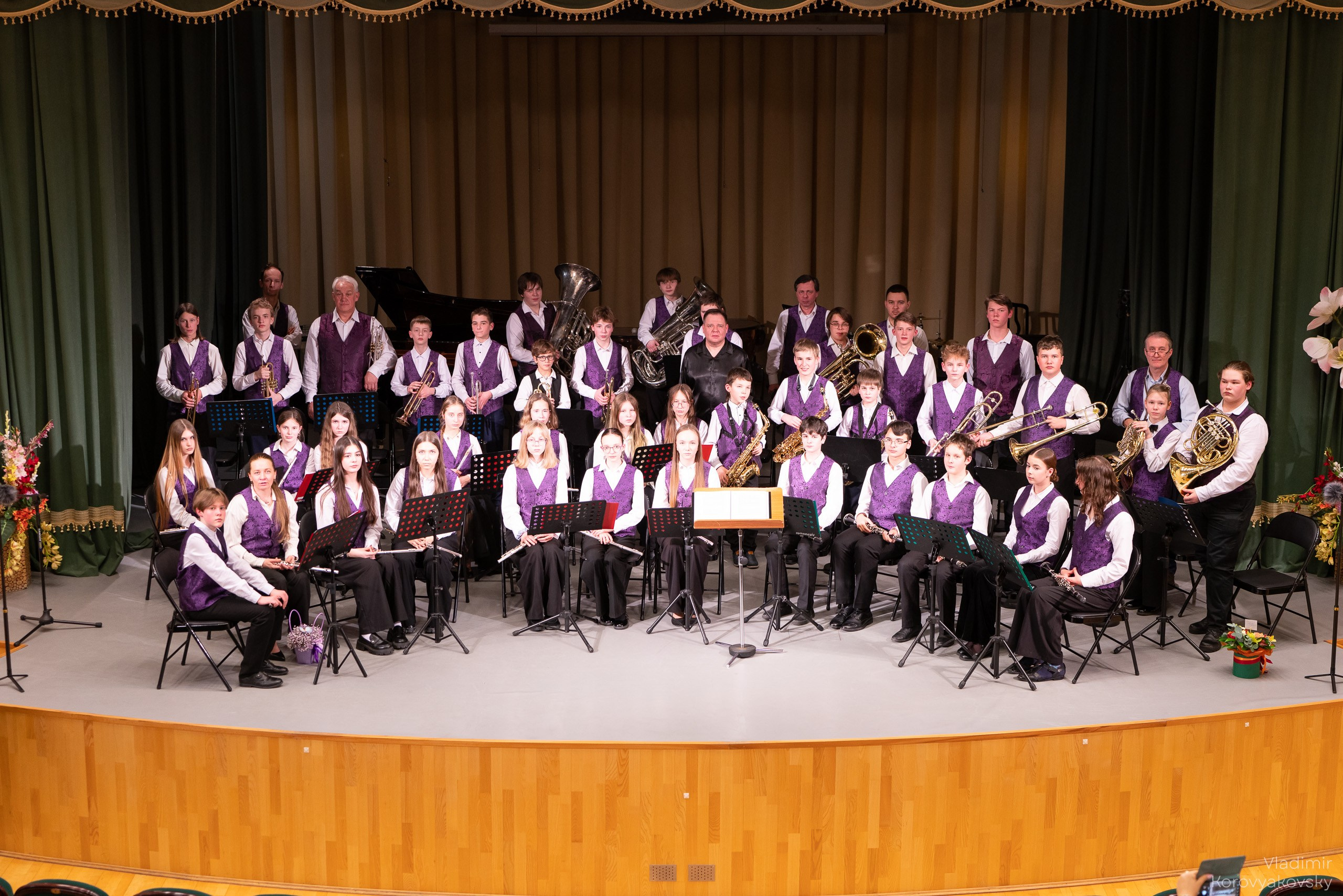 Концерт Духового оркестра ЦГИ ко Дню защитника Отечества. Фотограф Владимир Коровяковский