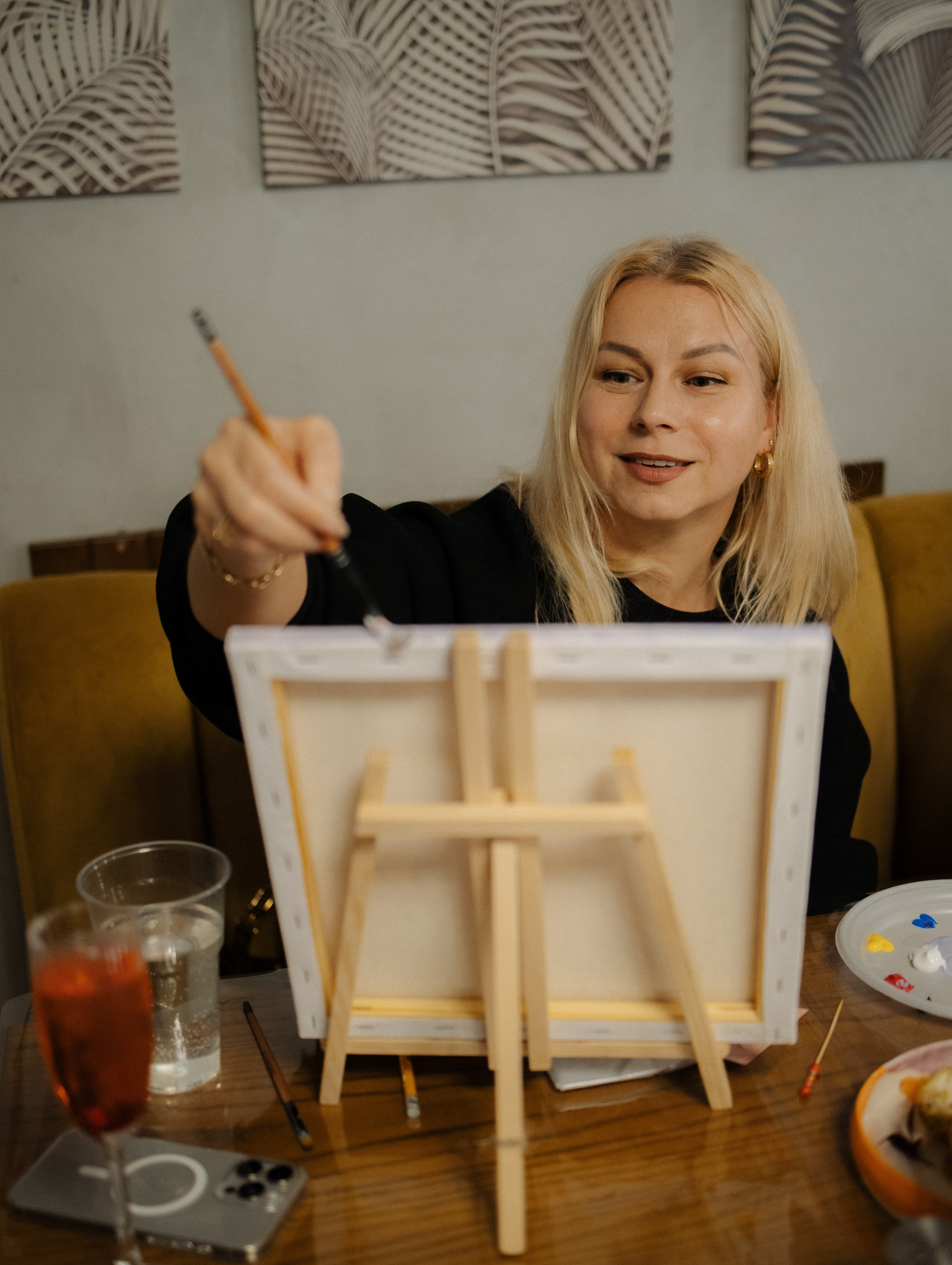 Арт-вечеринки (свечи и рисование). Фотограф Углич и Ярославль Ольга Тятюшкина