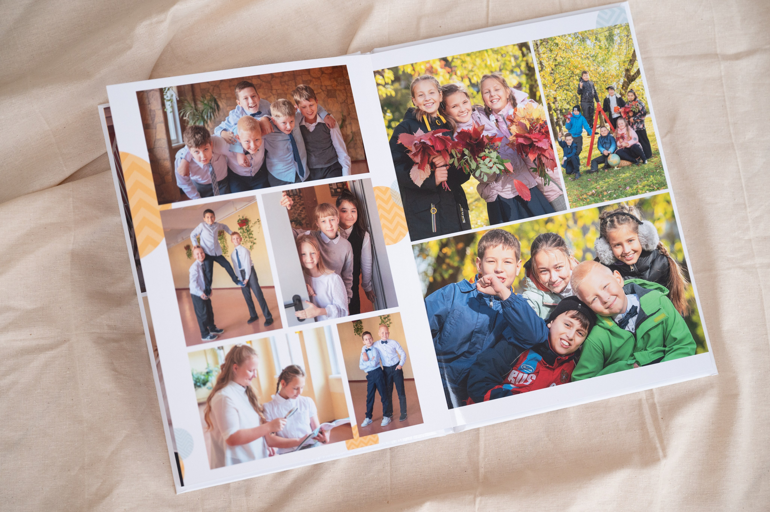 Выпускной альбом «Круги» для начальных классов. Выпускные альбомы для школы и детского сада в СПб и ЛО