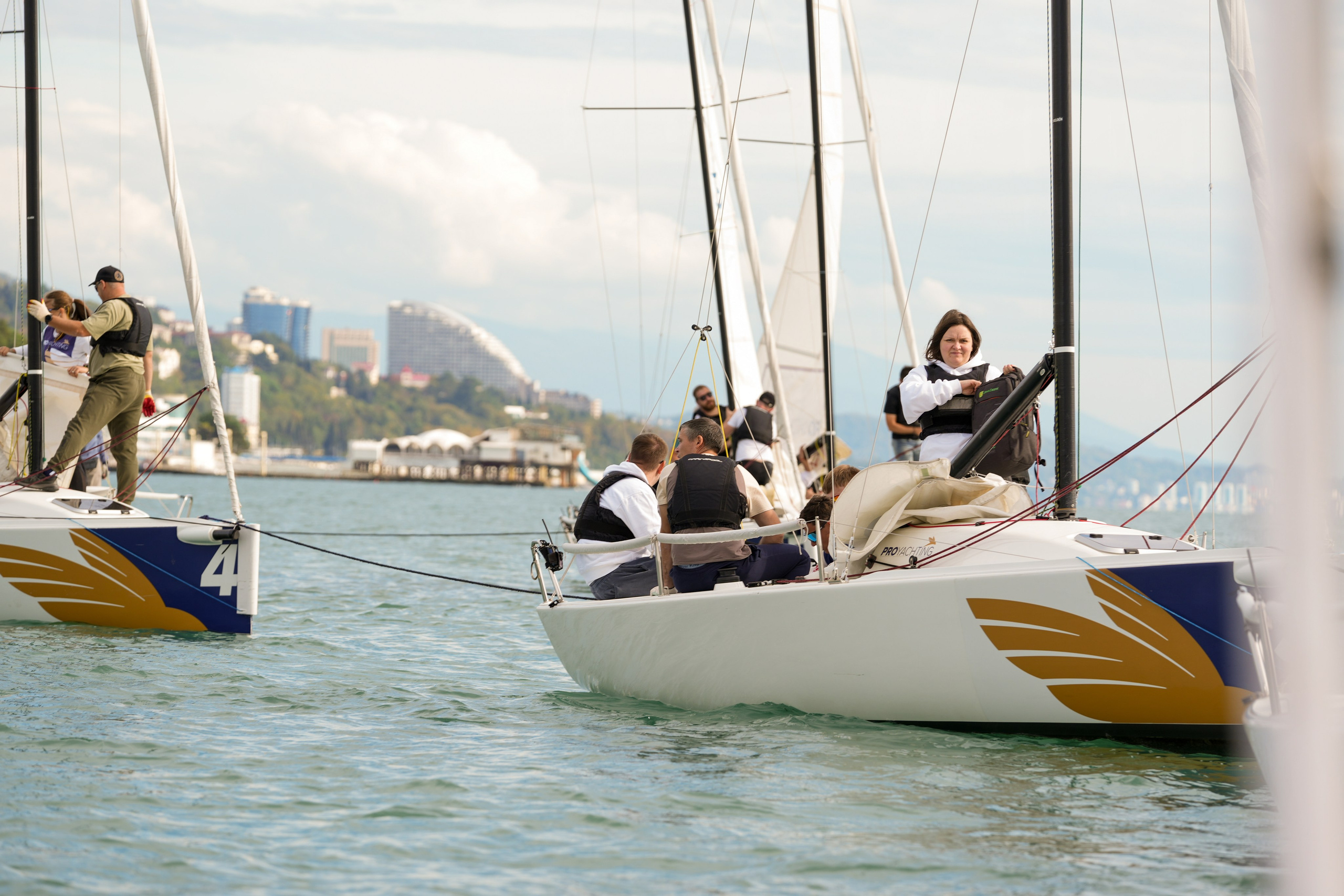 Яхтенная регата для компании Агрегатка. Репортажный фотограф в Красной Поляне и Сочи Павлюченко Екатерина