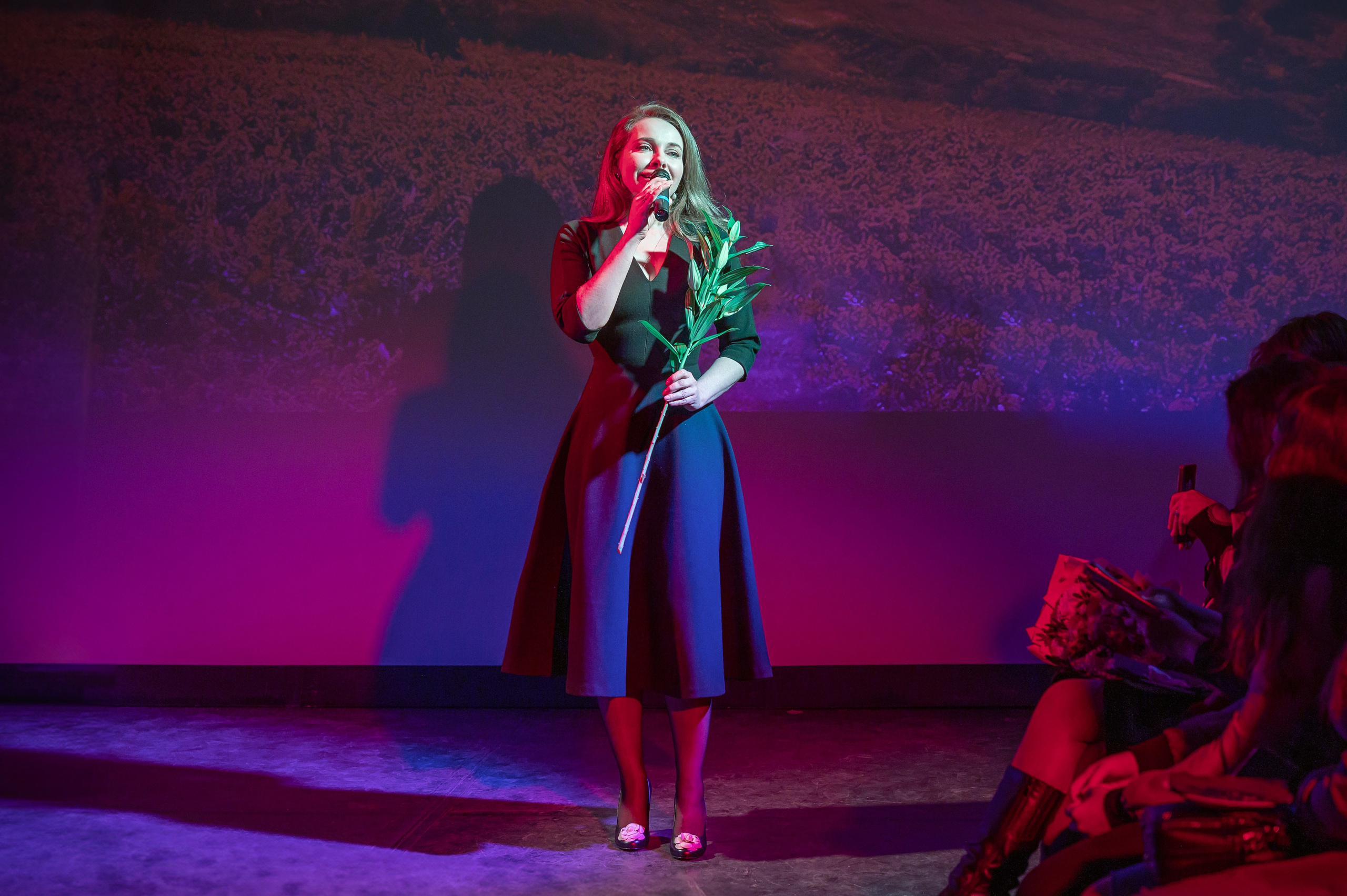 Вечер памяти Лилии Амарфий в камерном пространстве Московского театра оперетты. 2025. Фотограф Анна Мельникова | Москва