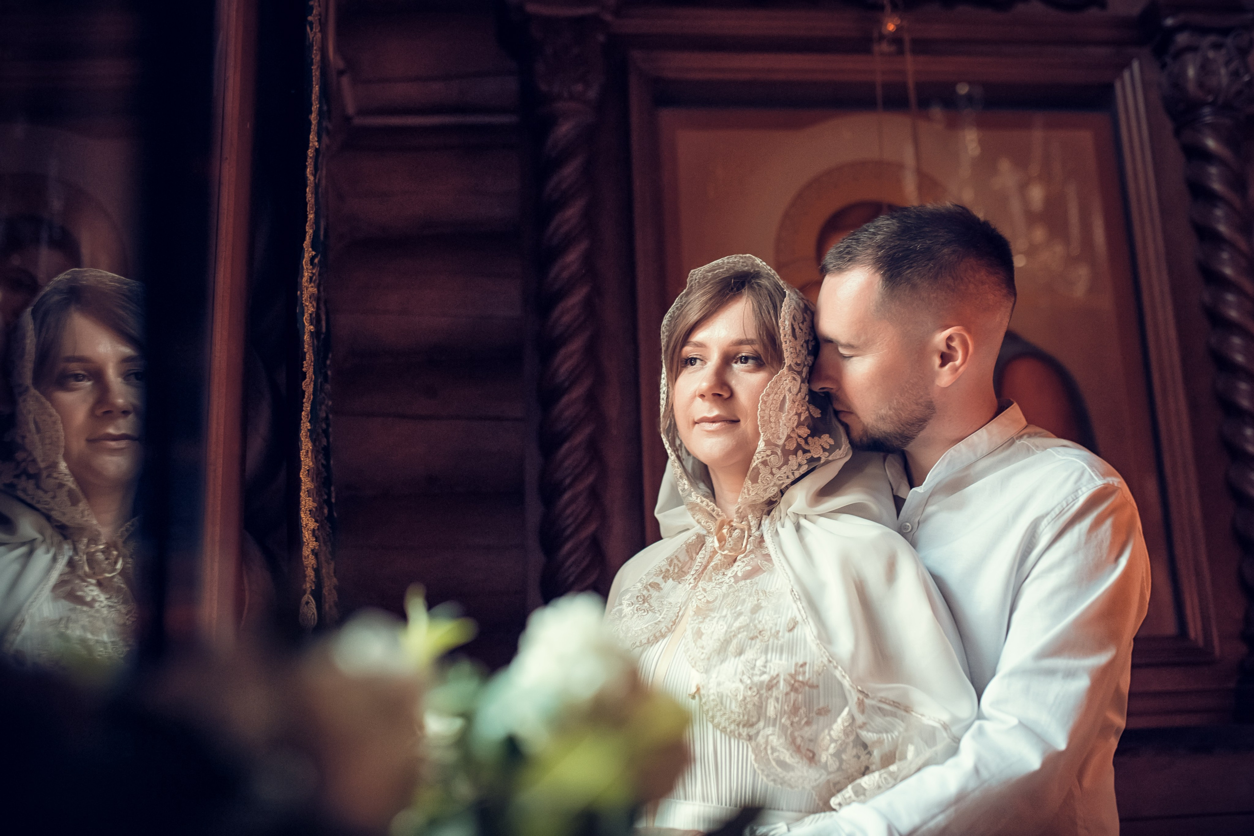 Таинство Венчания Ильи и Алены. Екатерина Крапивина фотограф церковных Таинств в Нижний Новгороде