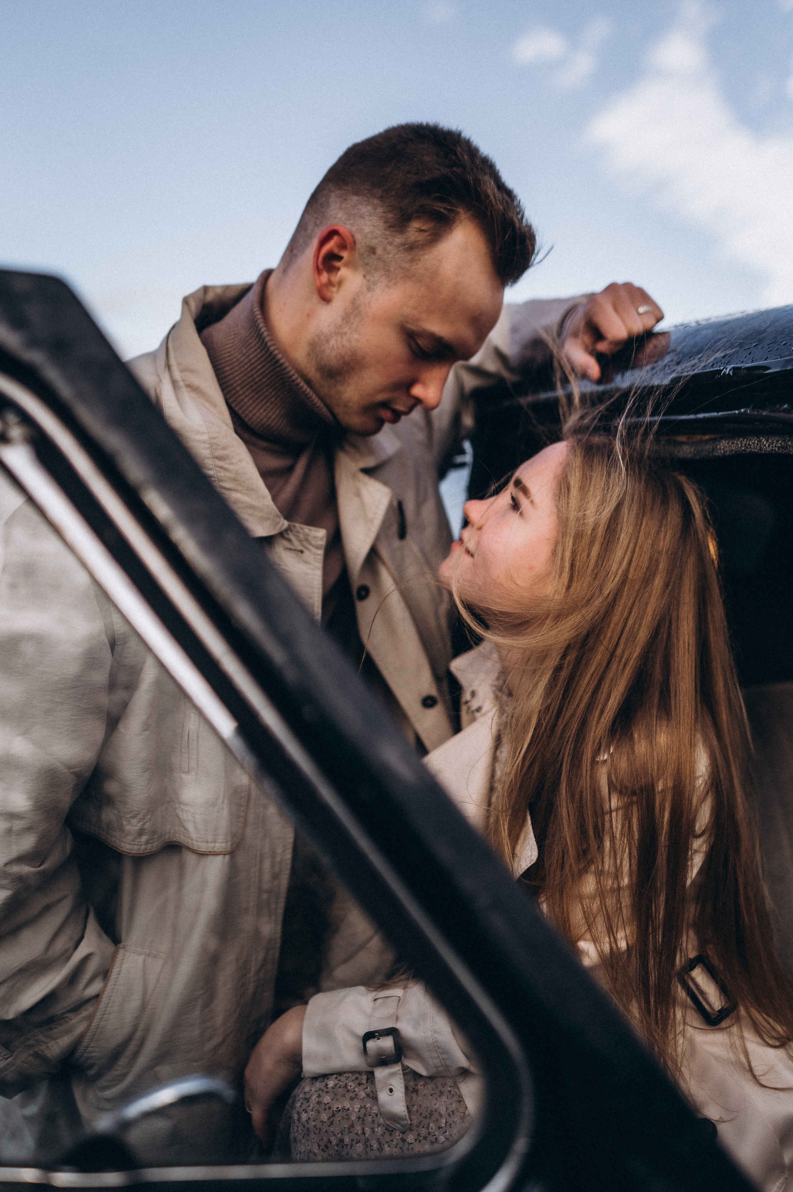 Ретро-машина, лав-стори. Фотограф ПИТЕР СПБ Надежда Баранова