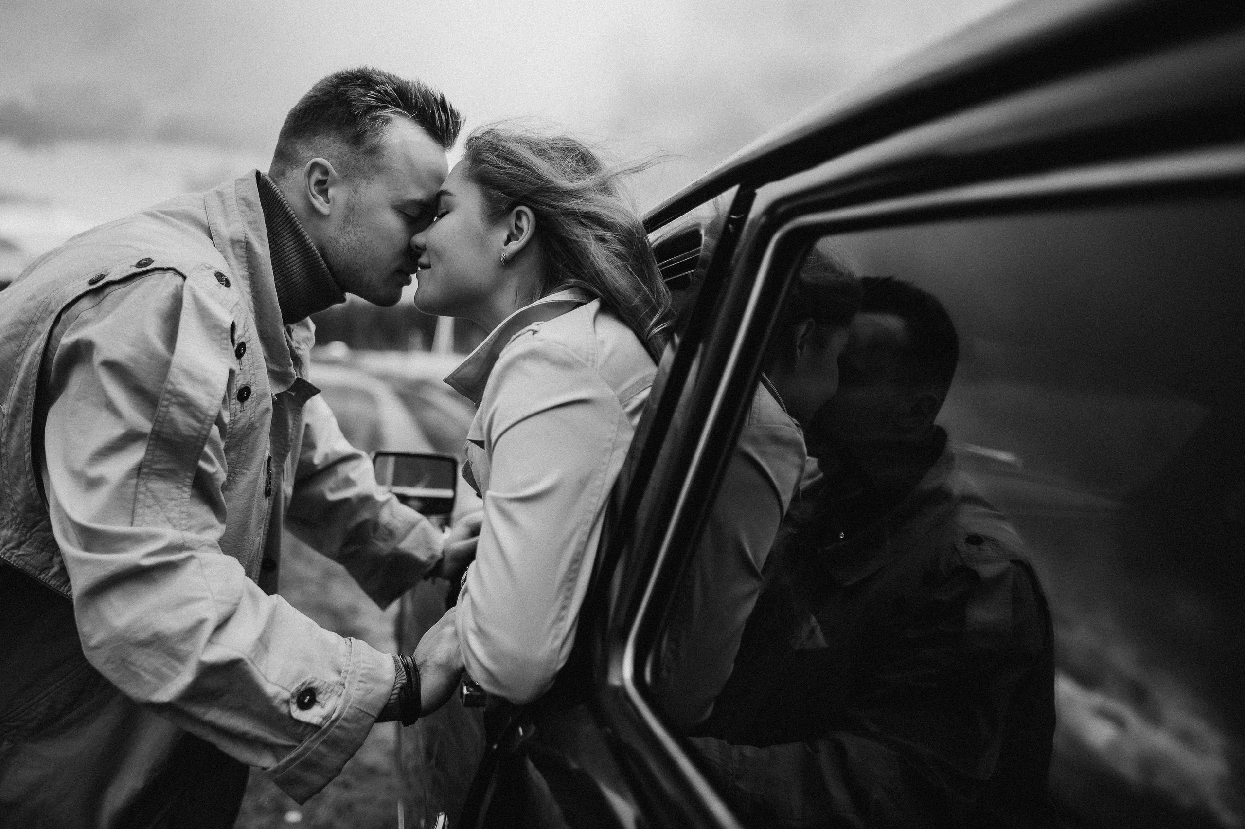 Ретро-машина, лав-стори. Фотограф ПИТЕР СПБ Надежда Баранова