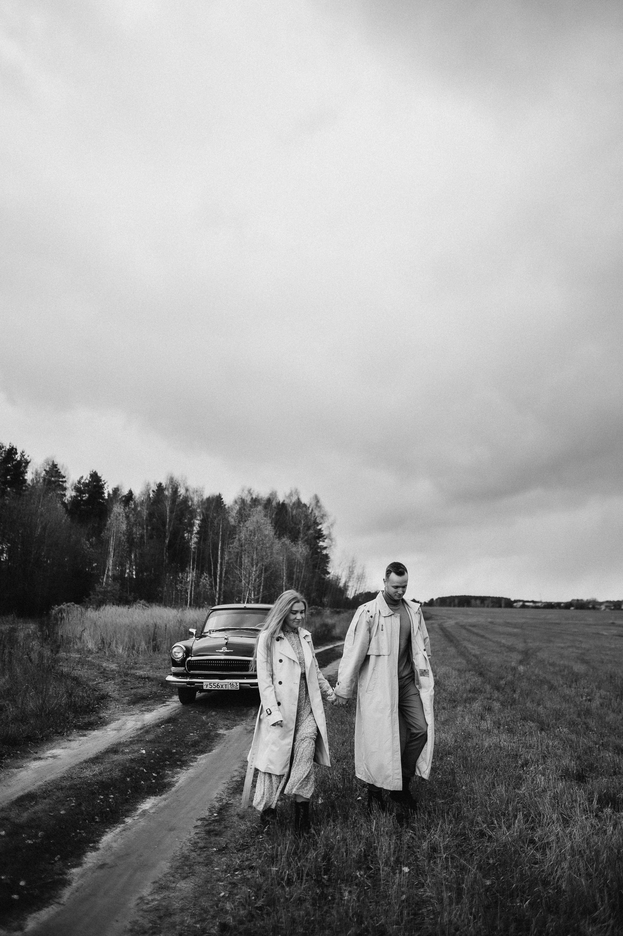 Ретро-машина, лав-стори. Фотограф ПИТЕР СПБ Надежда Баранова