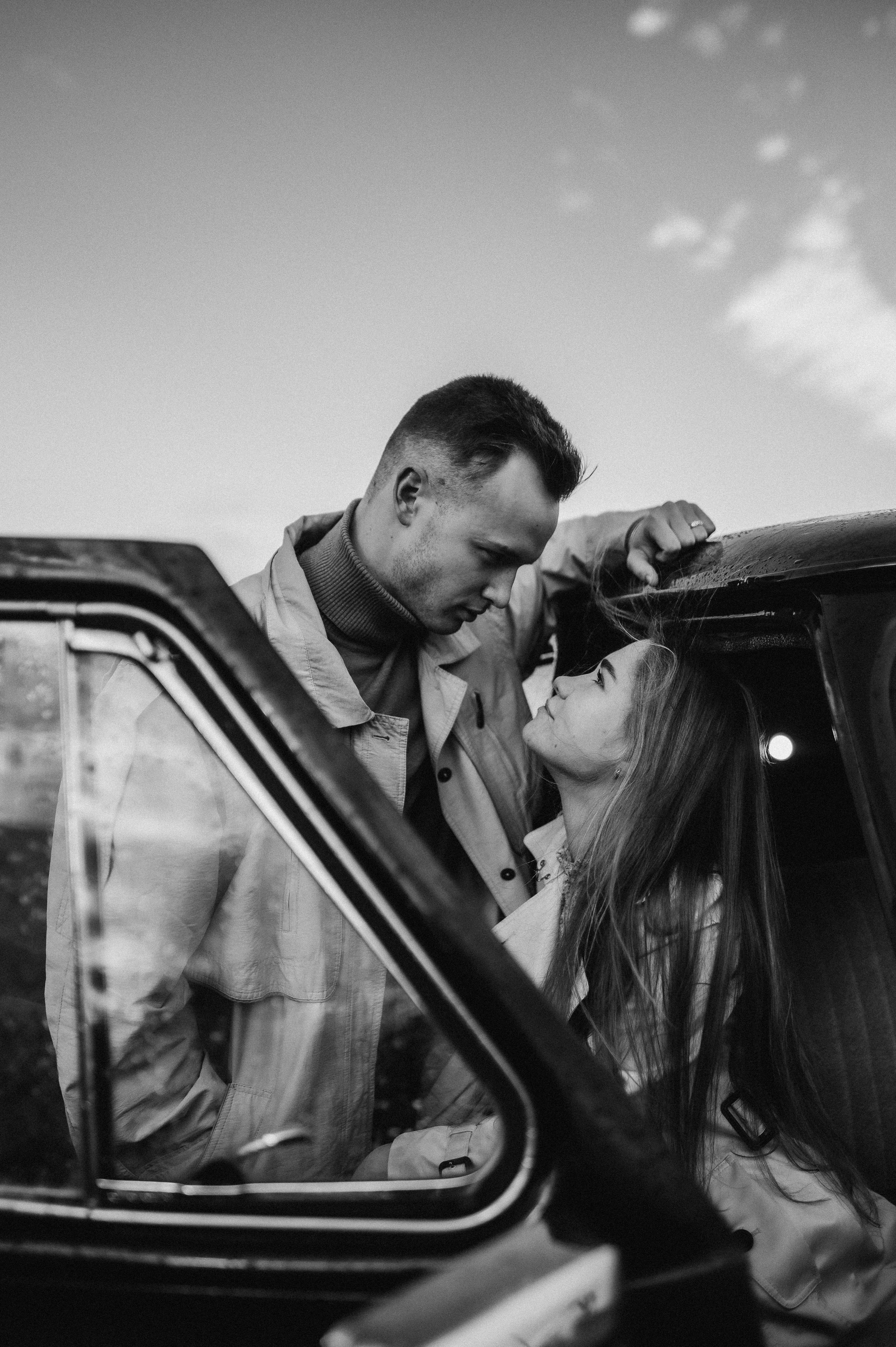 Ретро-машина, лав-стори. Фотограф ПИТЕР СПБ Надежда Баранова