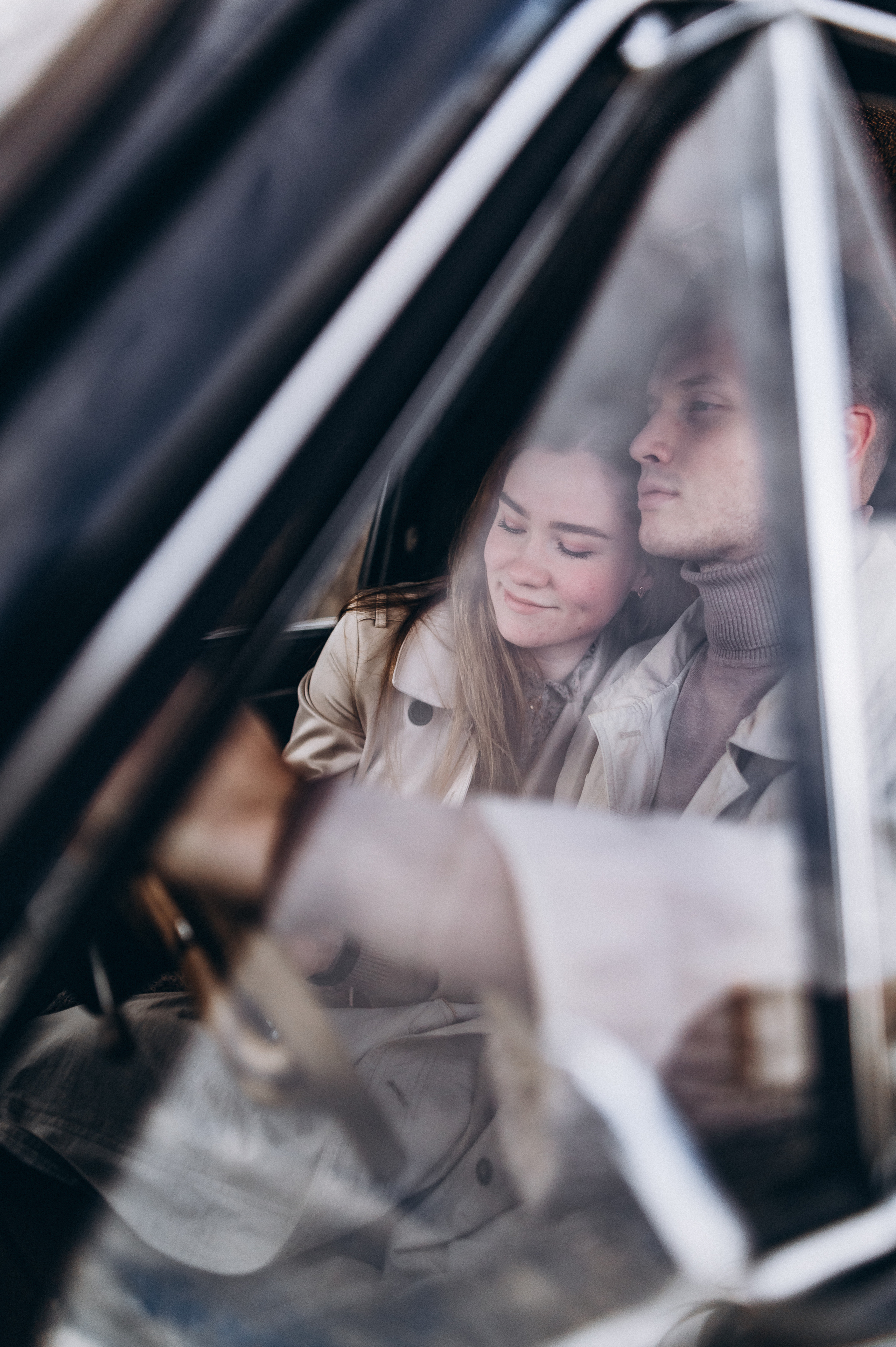 Ретро-машина, лав-стори. Фотограф ПИТЕР СПБ Надежда Баранова