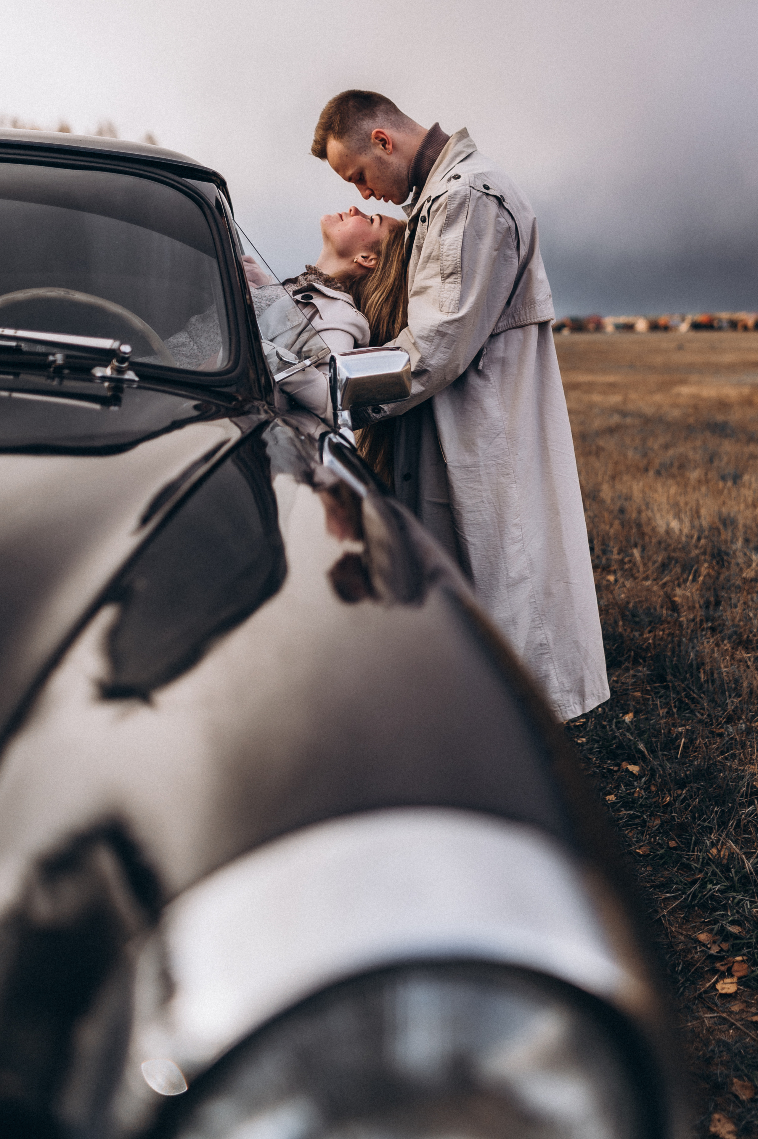 Ретро-машина, лав-стори. Фотограф ПИТЕР СПБ Надежда Баранова