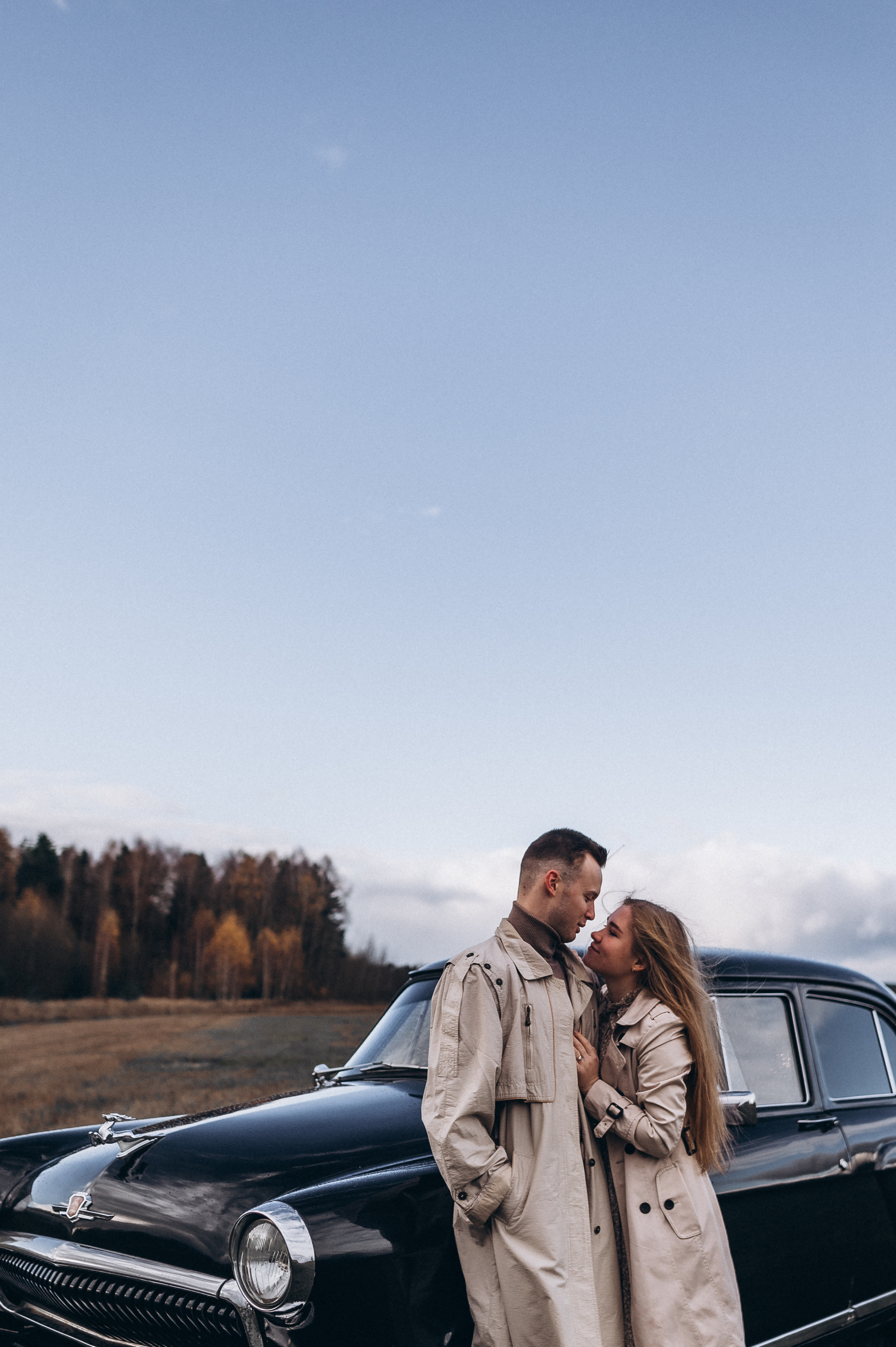 Ретро-машина, лав-стори. Фотограф ПИТЕР СПБ Надежда Баранова