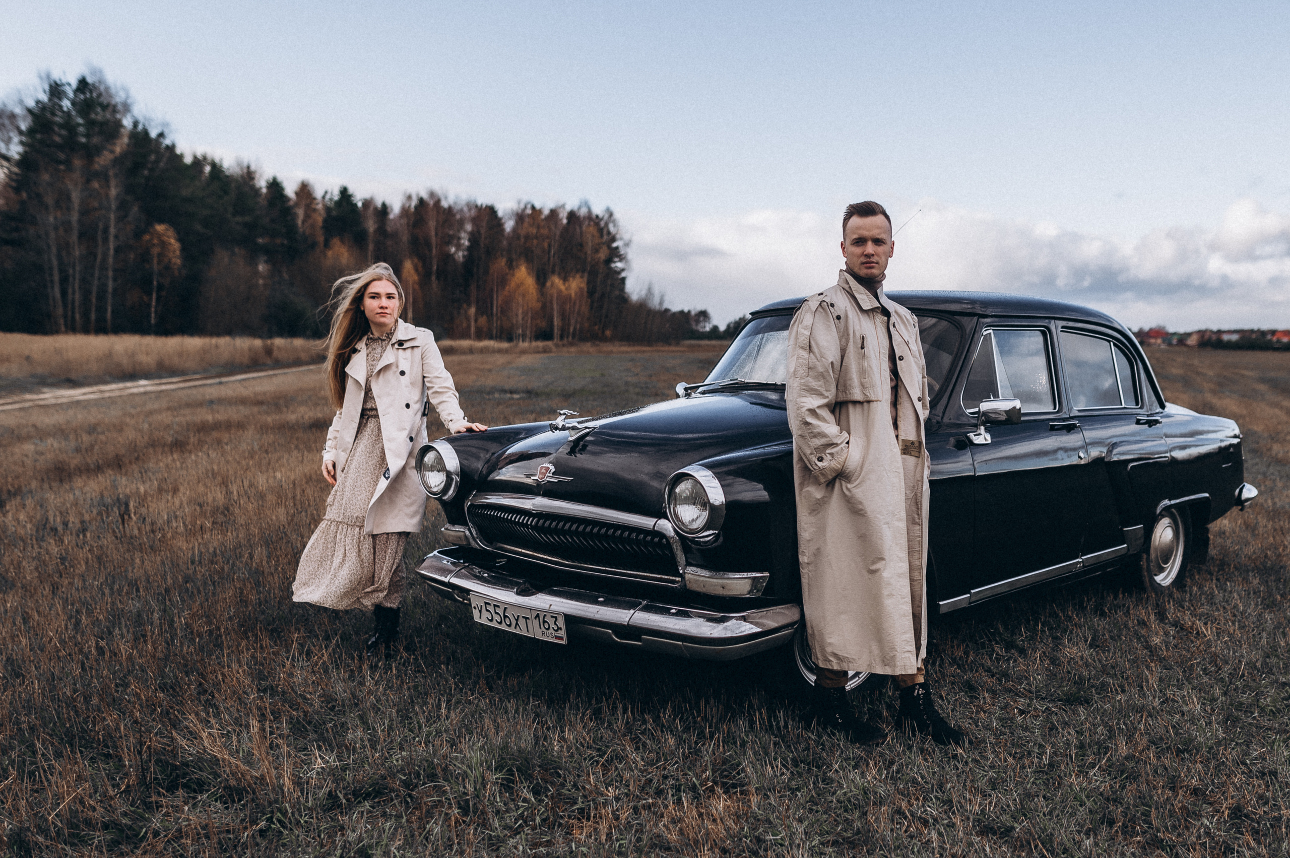 Ретро-машина, лав-стори. Фотограф ПИТЕР СПБ Надежда Баранова