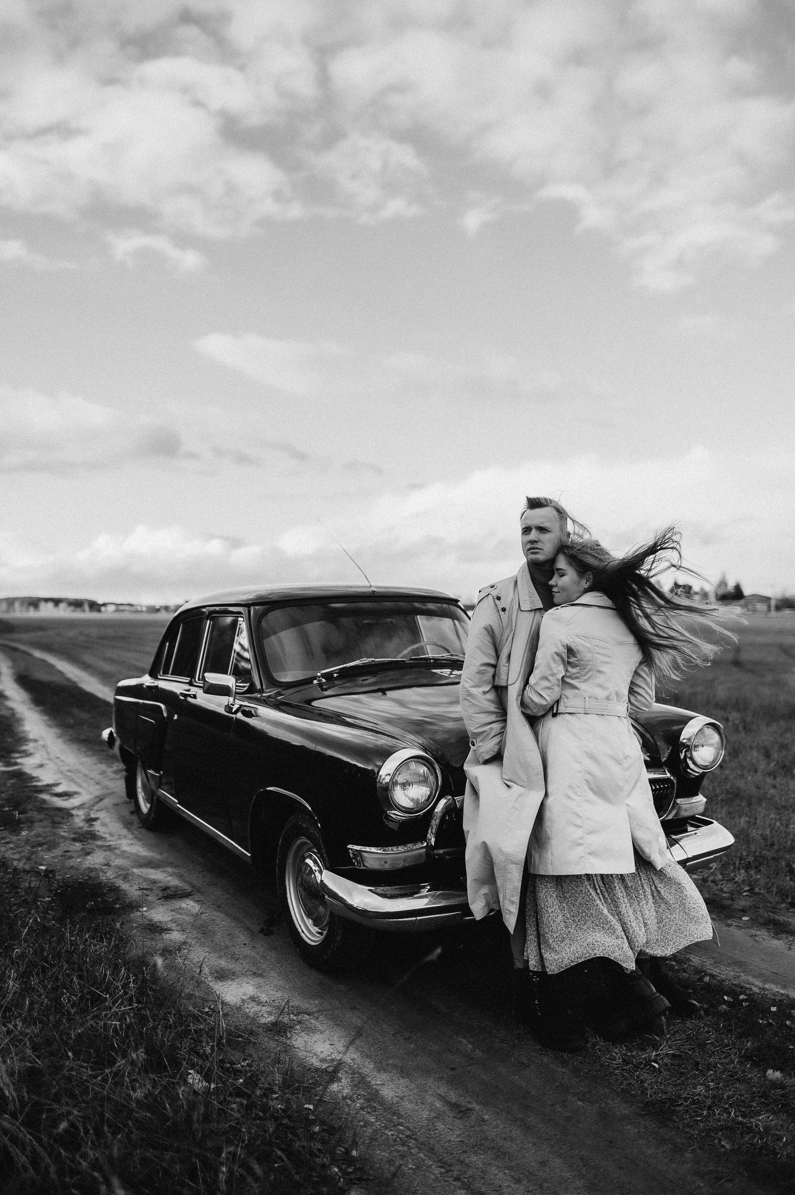 Ретро-машина, лав-стори. Фотограф ПИТЕР СПБ Надежда Баранова