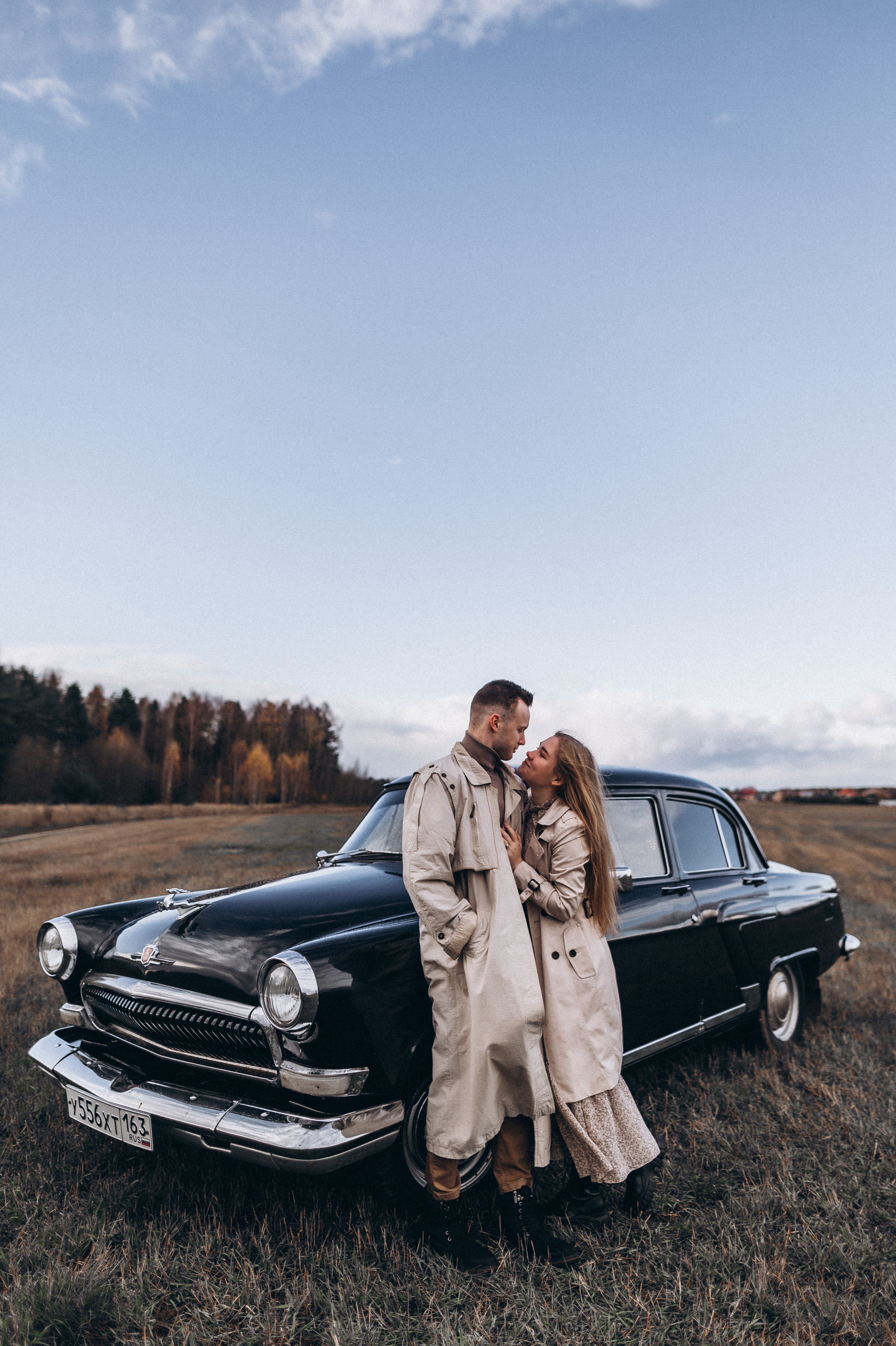 Ретро-машина, лав-стори. Фотограф ПИТЕР СПБ Надежда Баранова