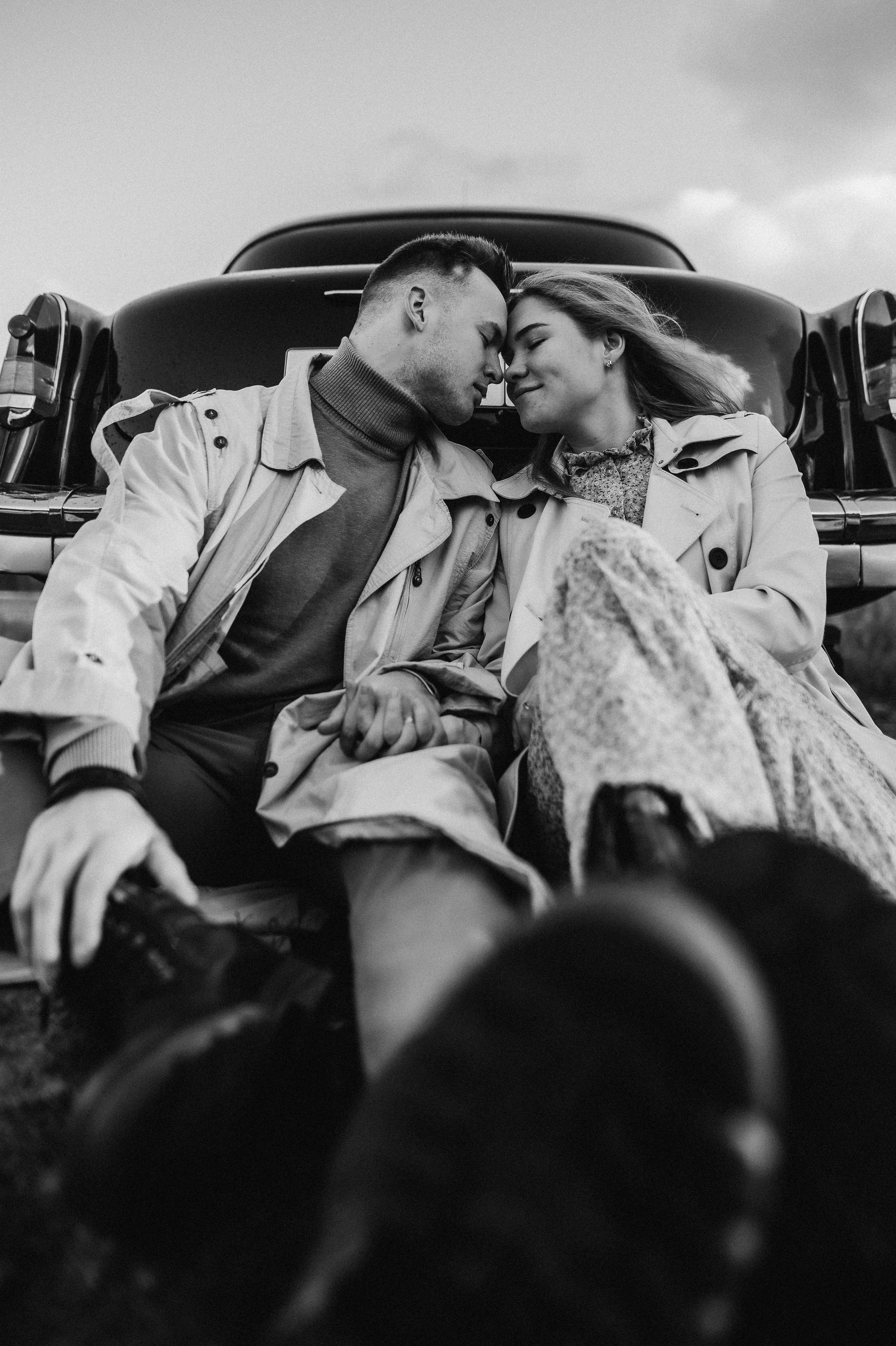 Ретро-машина, лав-стори. Фотограф ПИТЕР СПБ Надежда Баранова