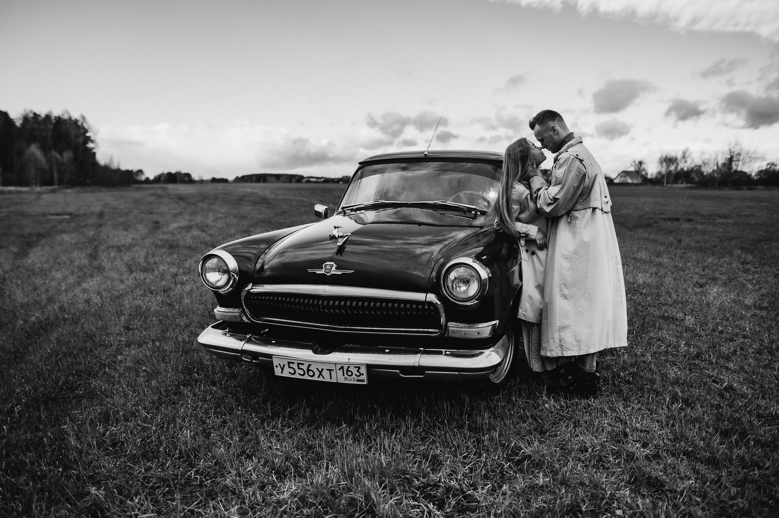 Ретро-машина, лав-стори. Фотограф ПИТЕР СПБ Надежда Баранова