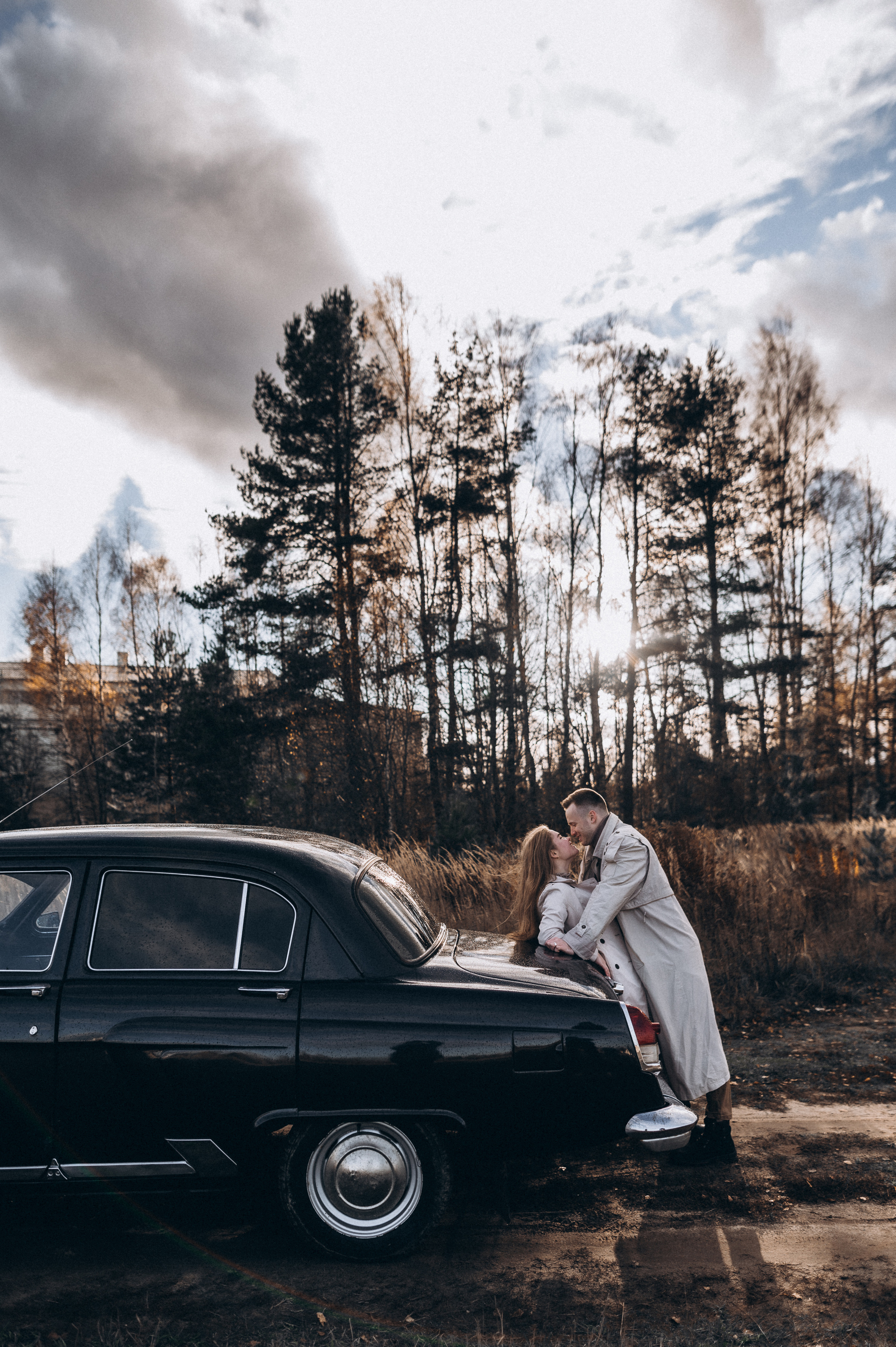 Ретро-машина, лав-стори. Фотограф ПИТЕР СПБ Надежда Баранова