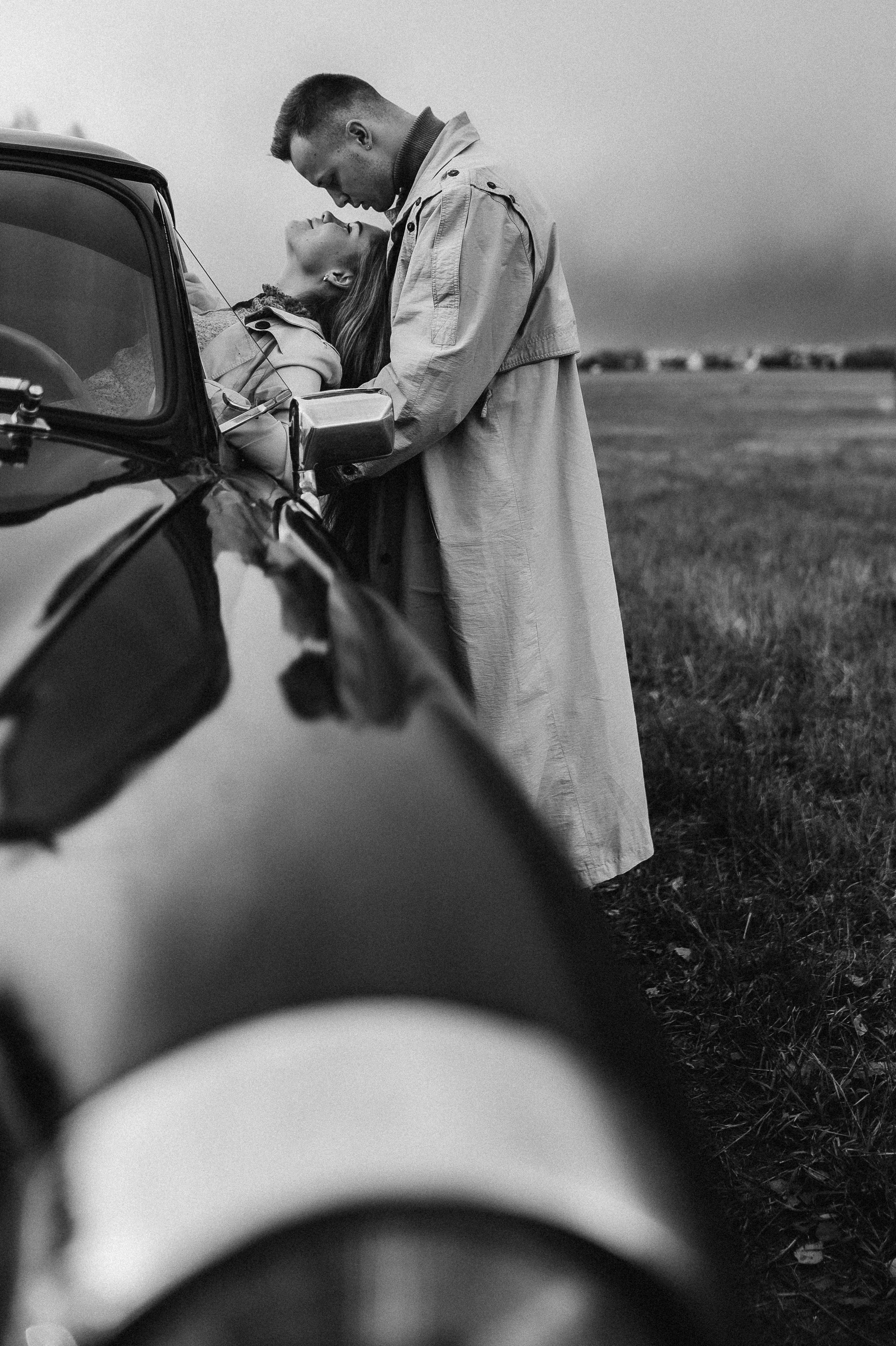 Ретро-машина, лав-стори. Фотограф ПИТЕР СПБ Надежда Баранова