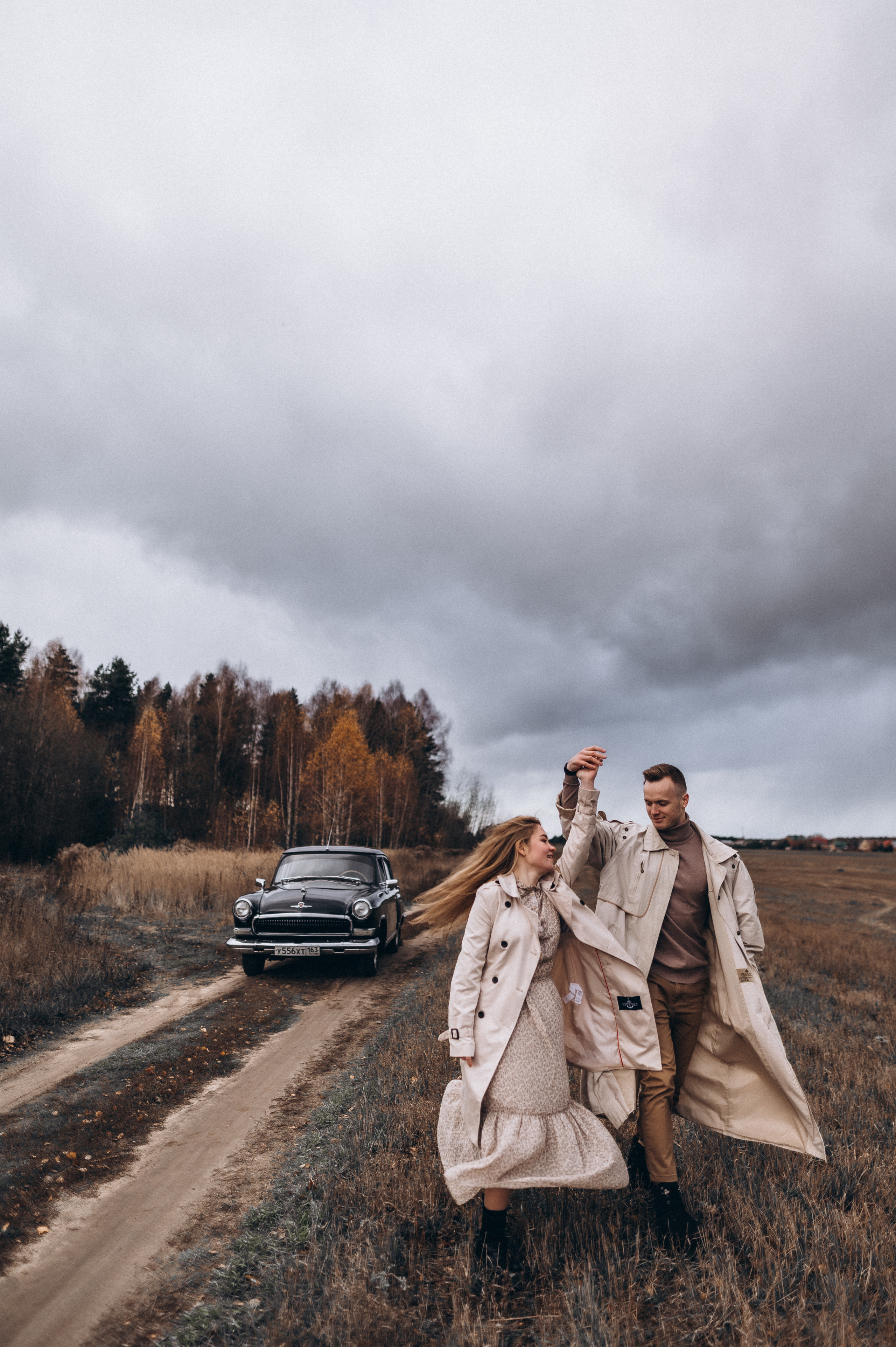 Ретро-машина, лав-стори. Фотограф ПИТЕР СПБ Надежда Баранова