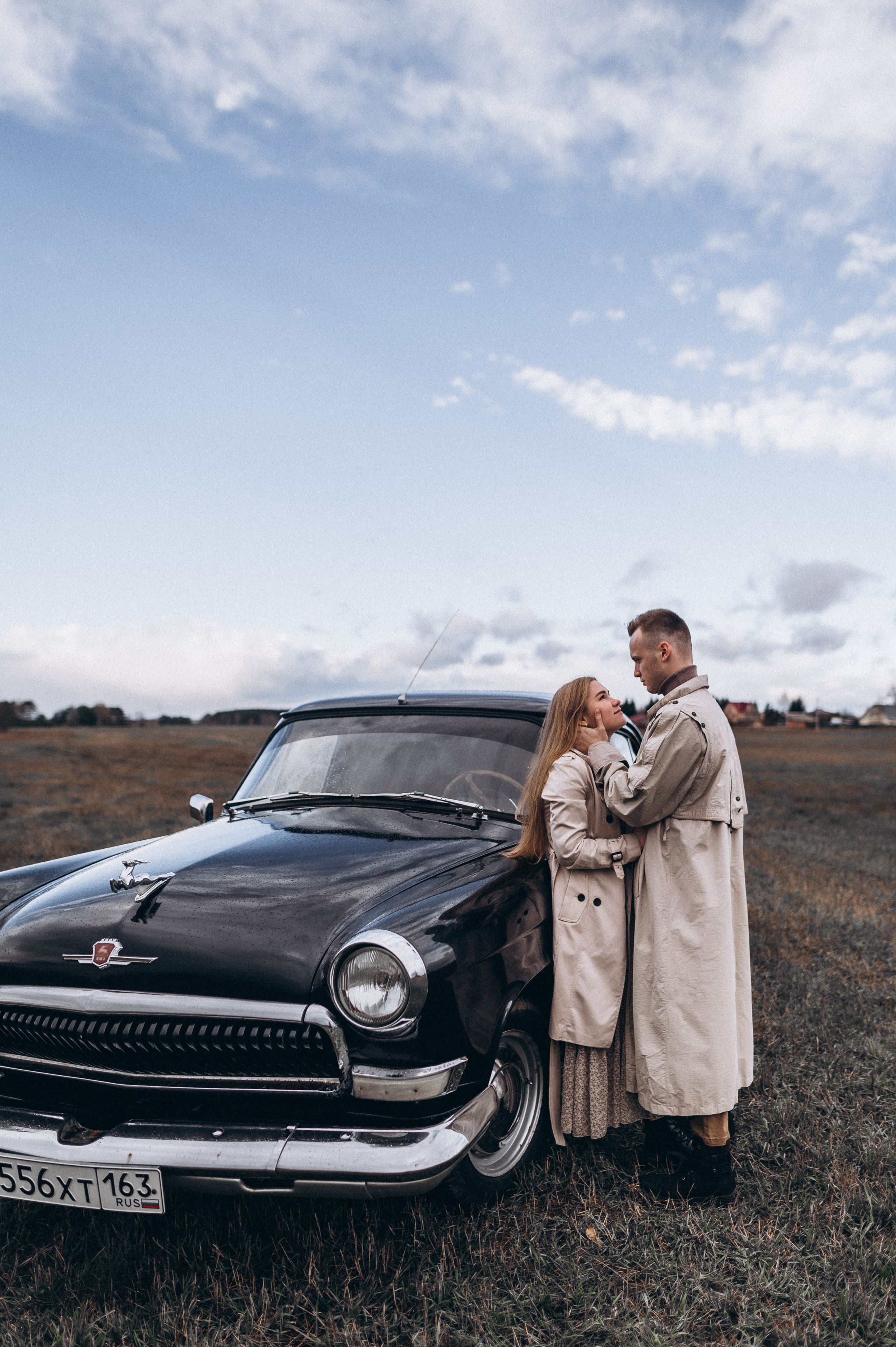 Ретро-машина, лав-стори. Фотограф ПИТЕР СПБ Надежда Баранова